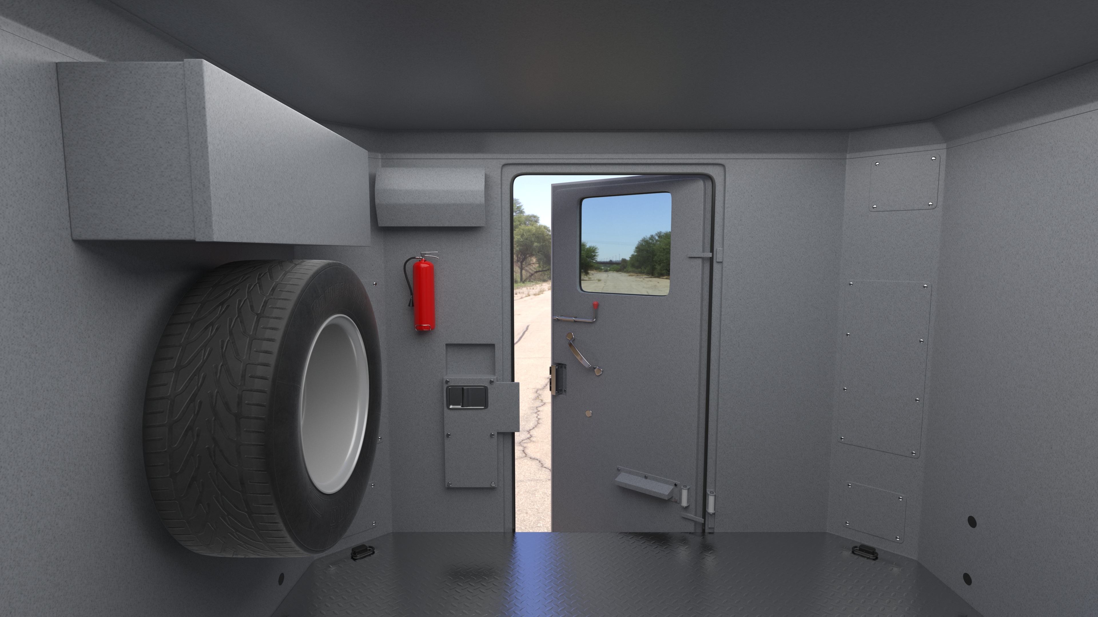 Iveco CIT Armored Vehicle Rigged 3D