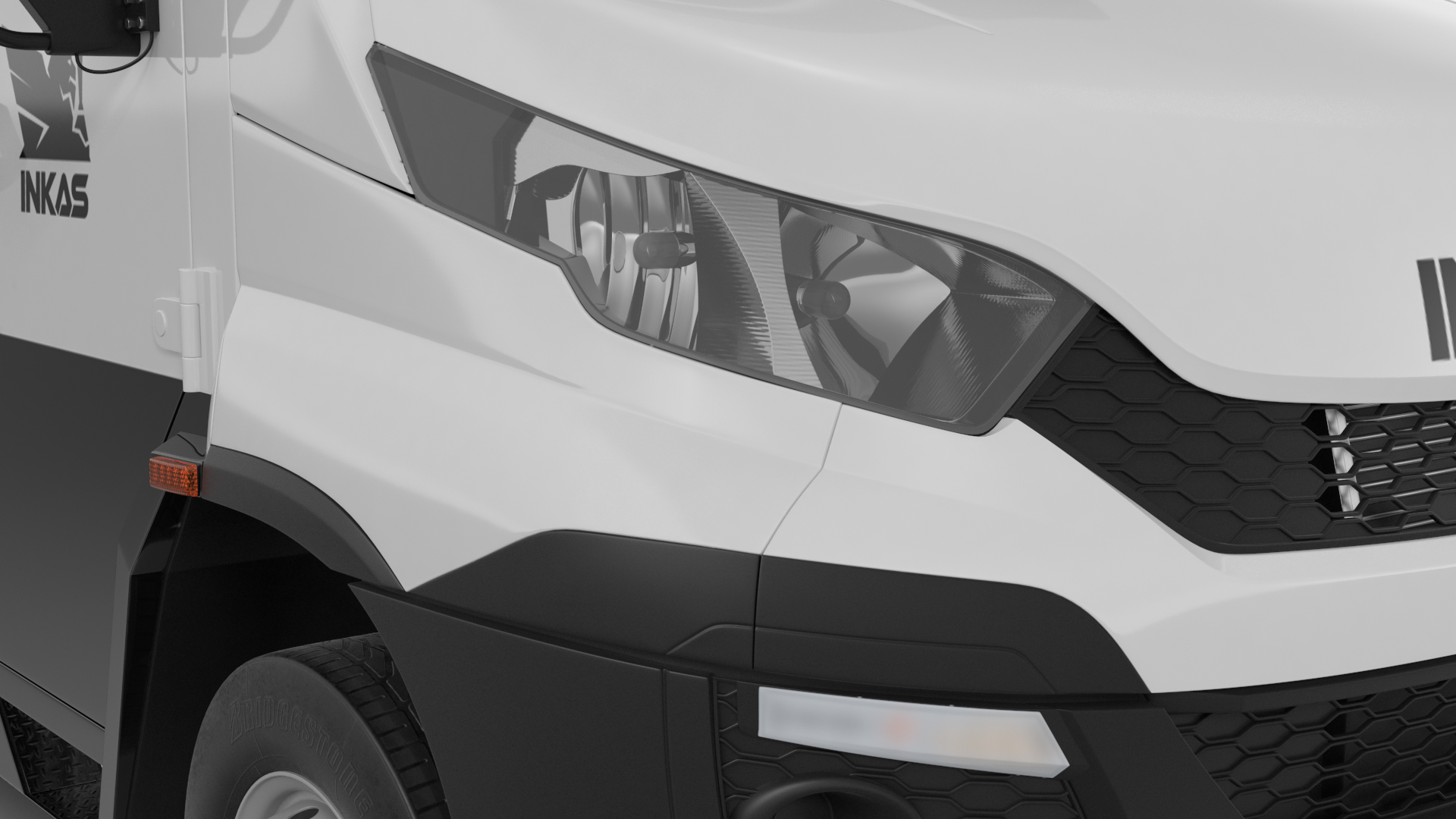 Iveco CIT Armored Vehicle Rigged 3D