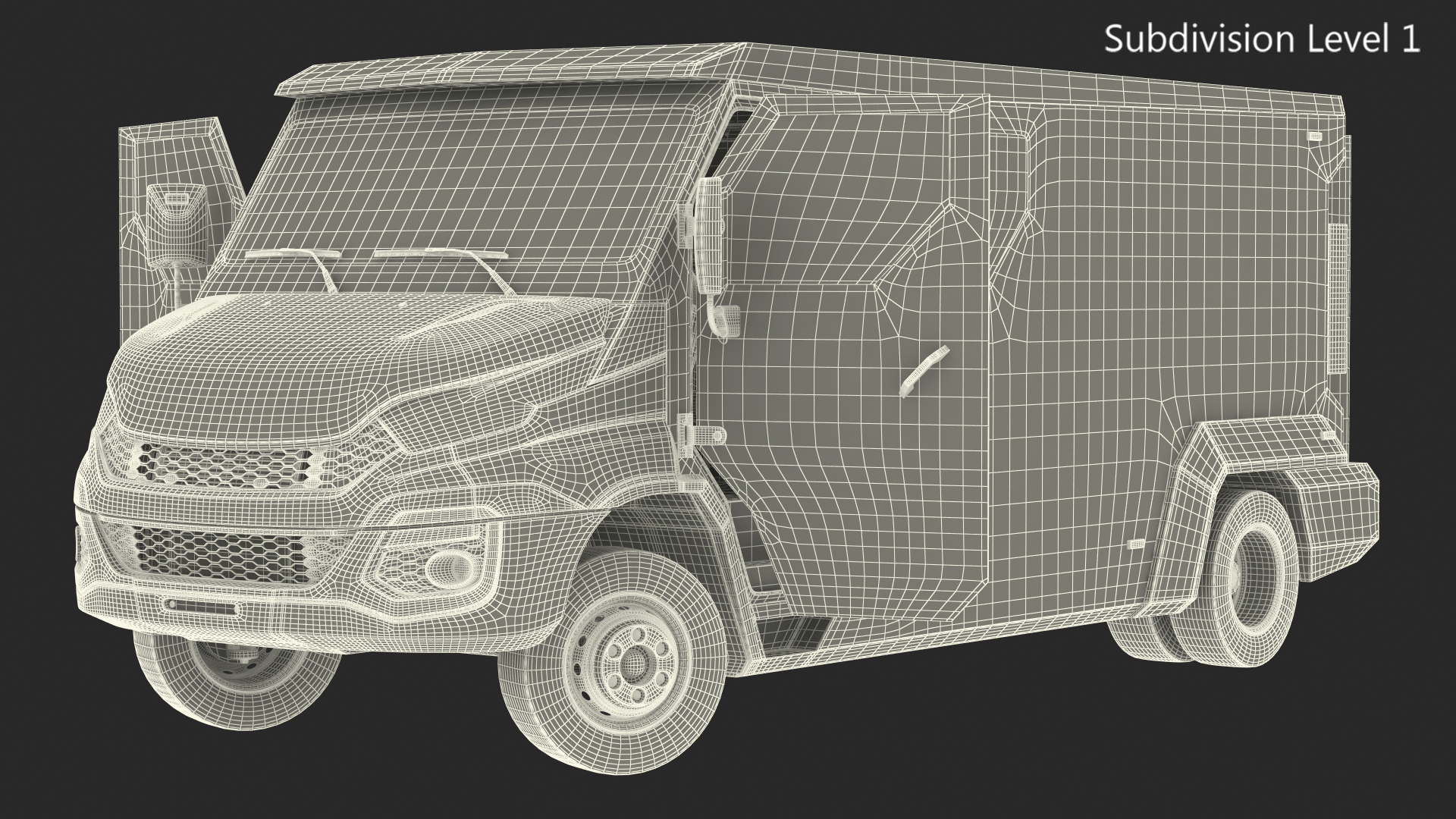 Iveco CIT Armored Vehicle Rigged 3D