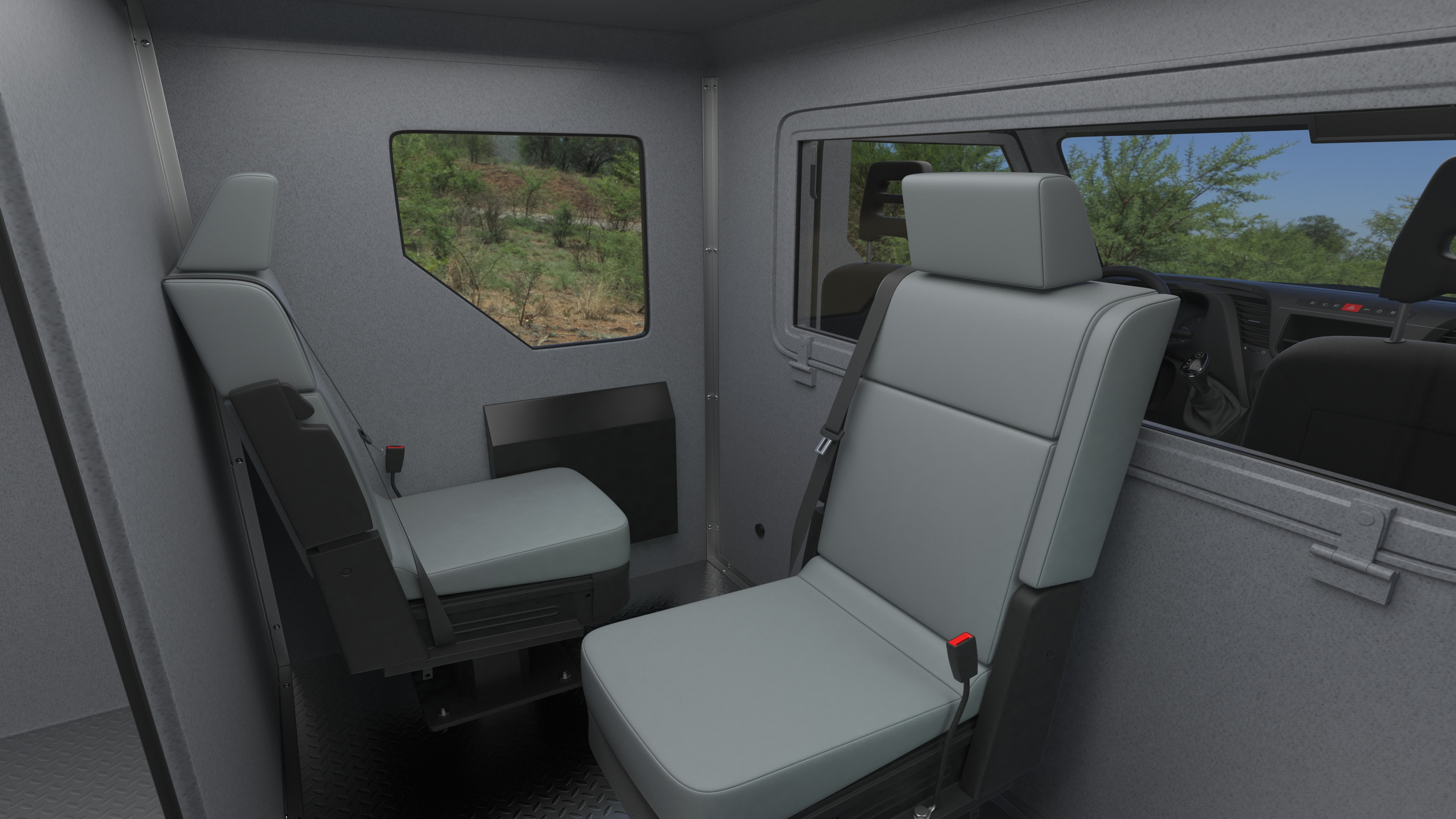 Iveco CIT Armored Vehicle Rigged 3D