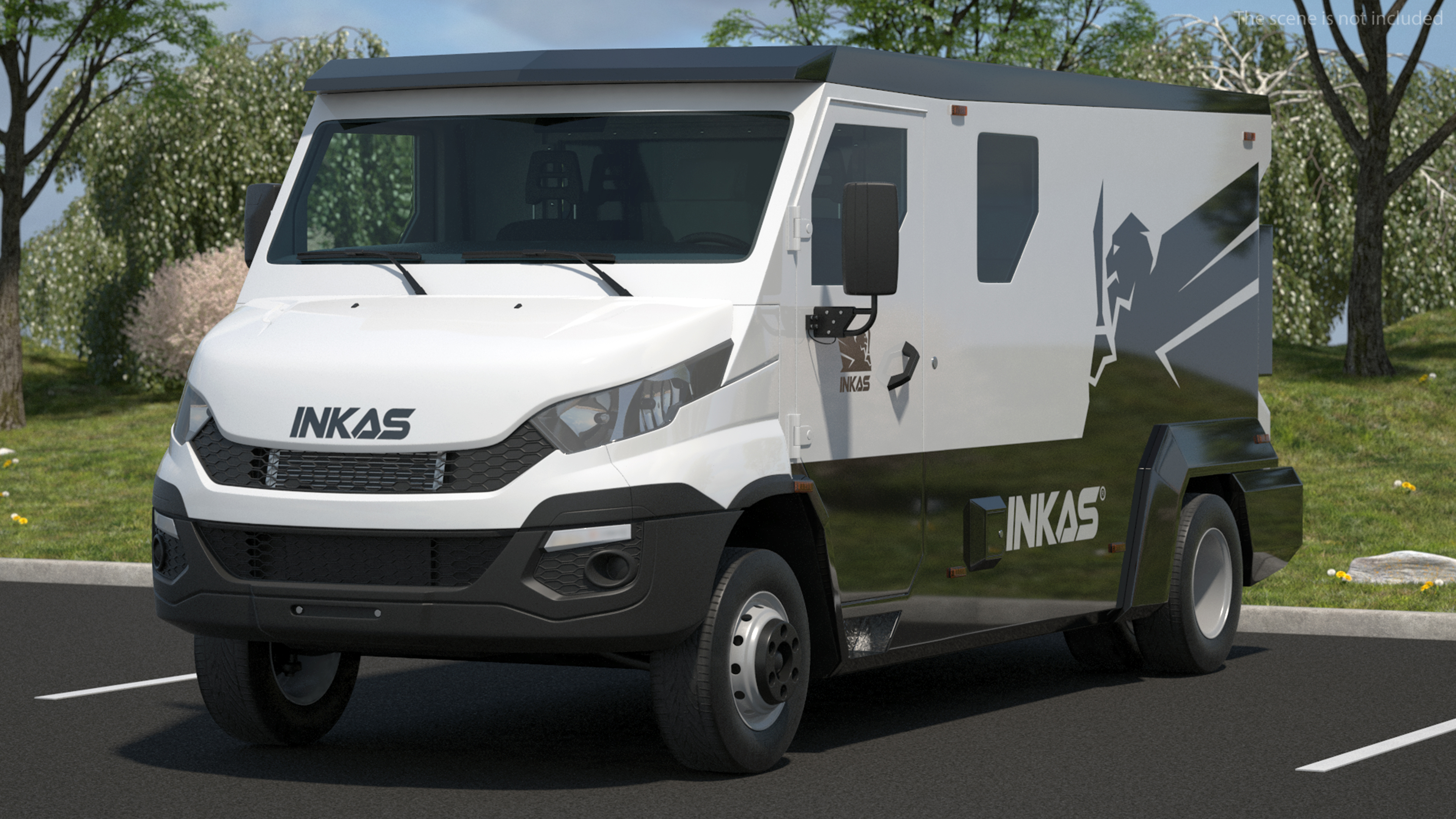 Iveco CIT Armored Vehicle Rigged 3D