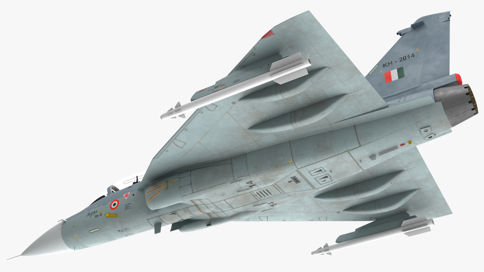 3D model HAL Tejas Multirole Light Fighter Flight