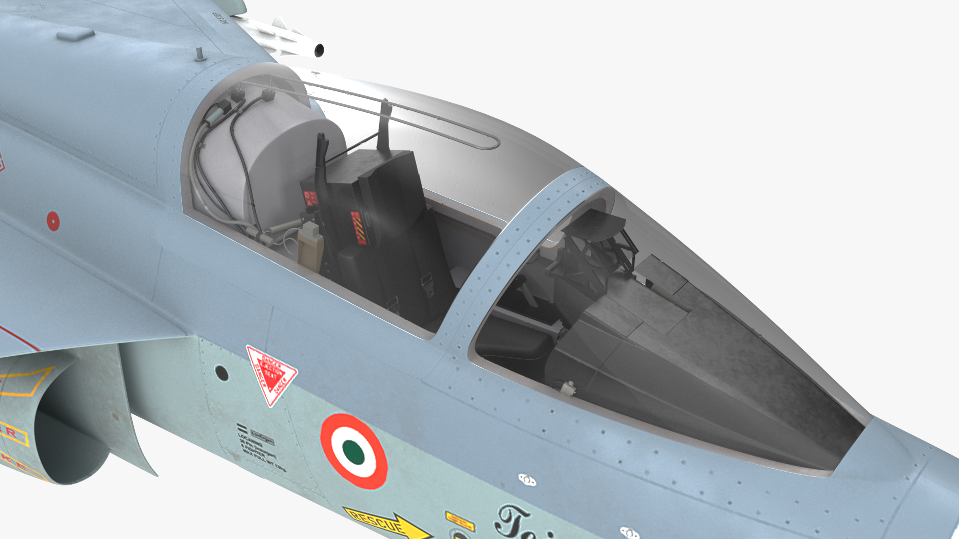 3D model HAL Tejas Multirole Light Fighter Flight