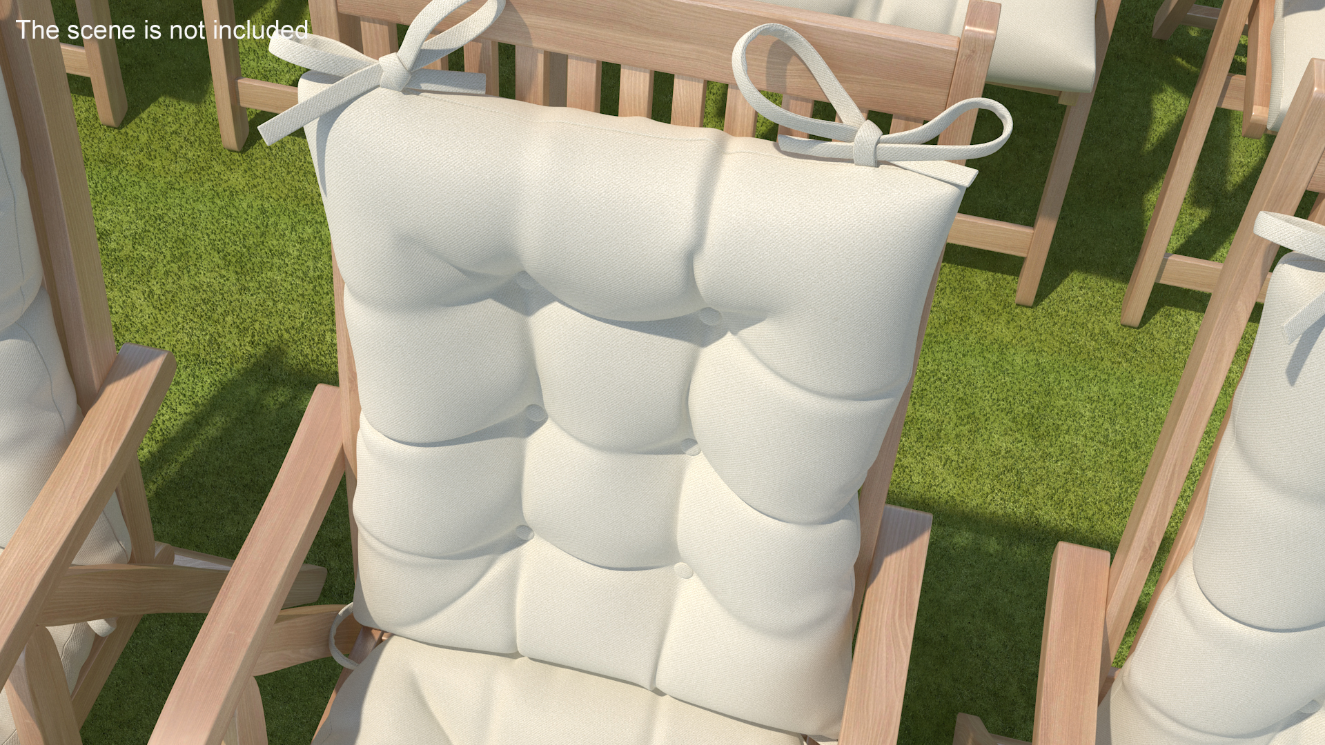 3D Outdoor Chair Cushion Back