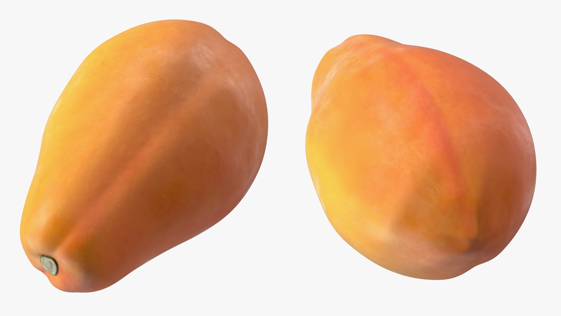 Papaya Fruit Orange 3D model