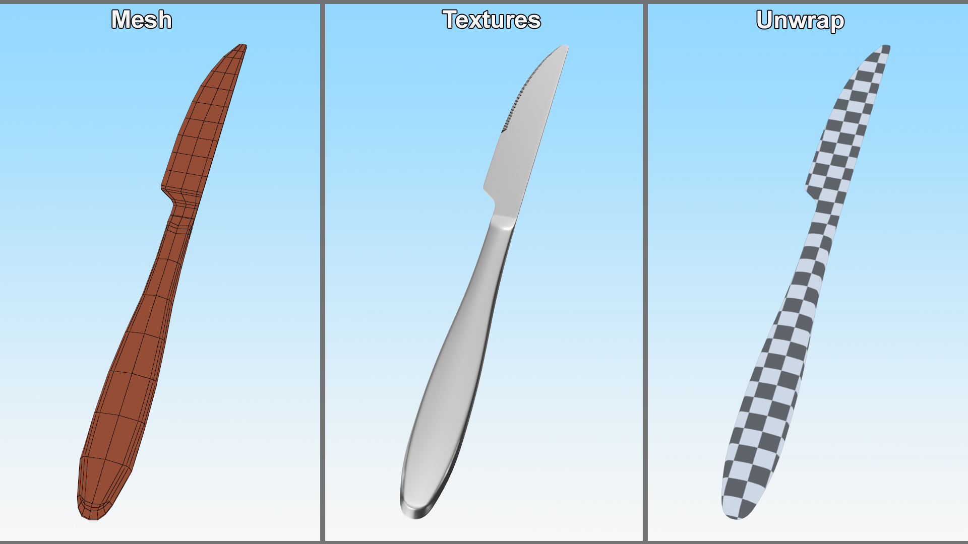 Silver Knife 3D