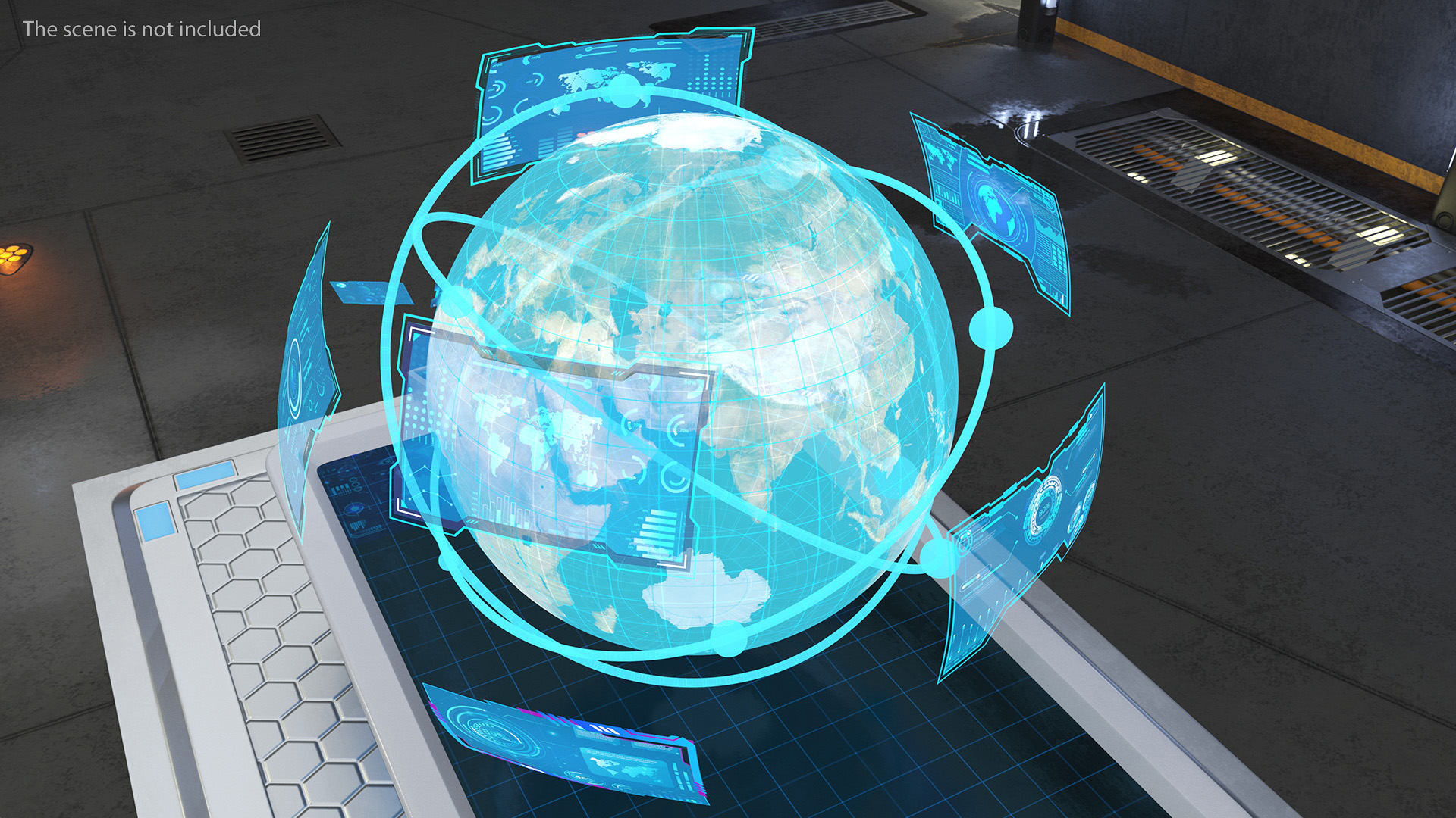 3D model Planetary Holo Globe