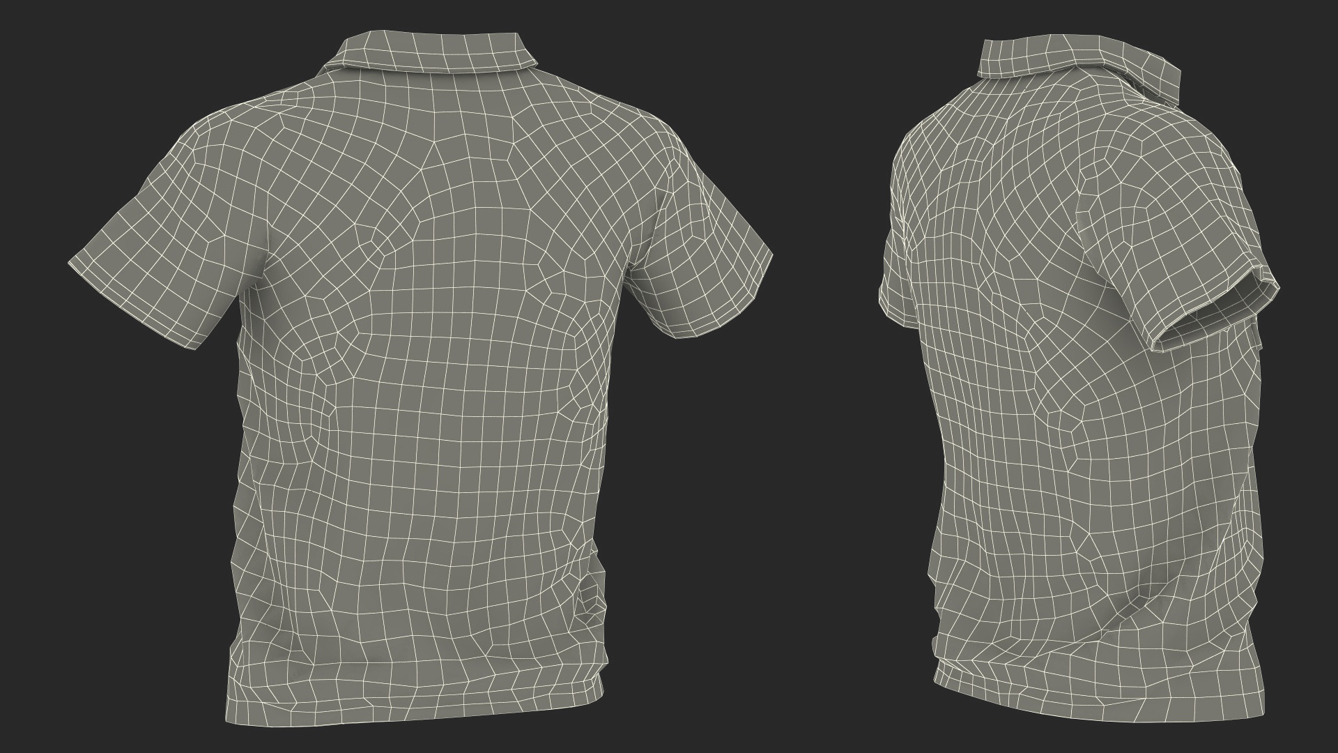 3D Referee Shirt model