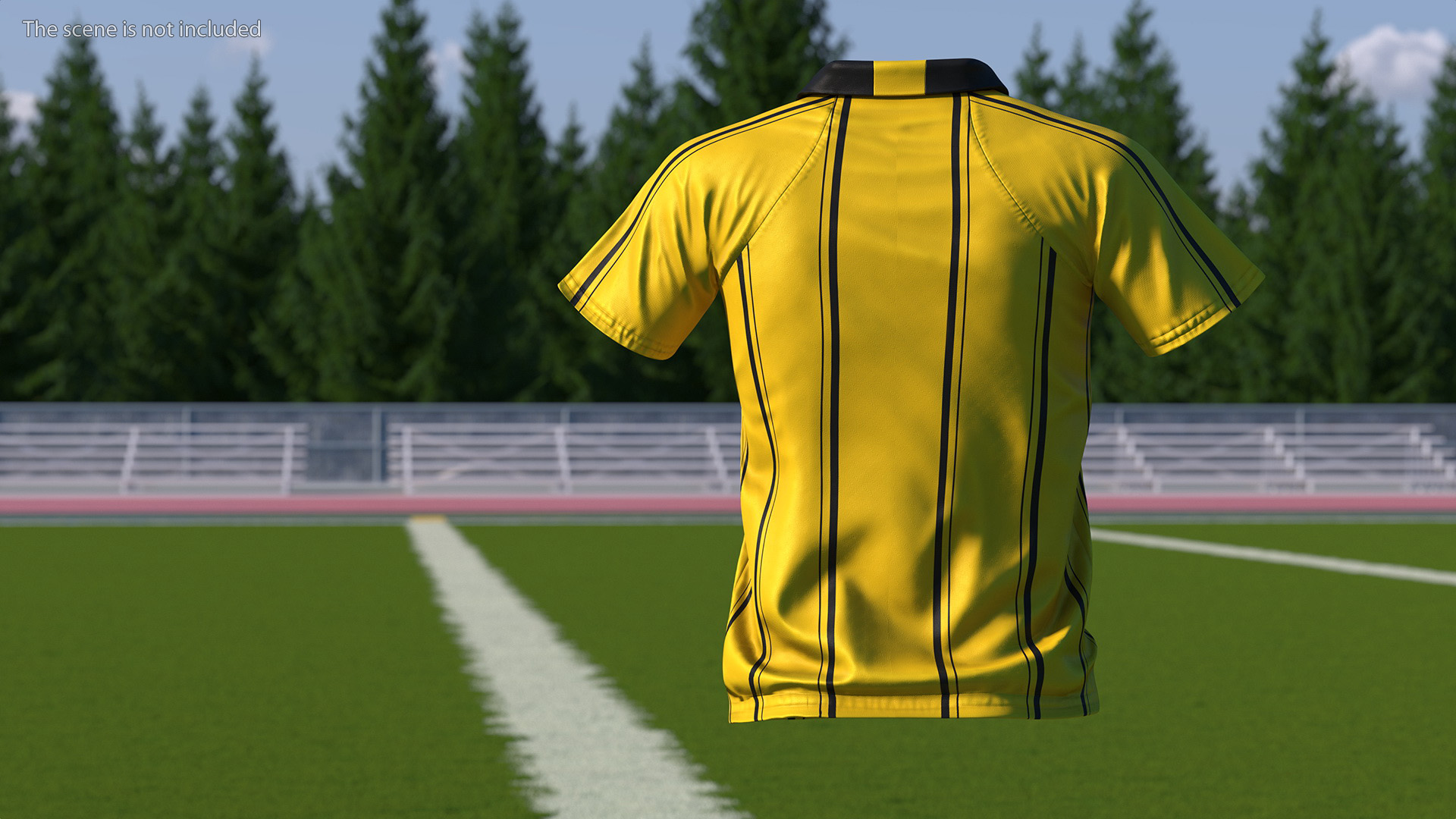 3D Referee Shirt model