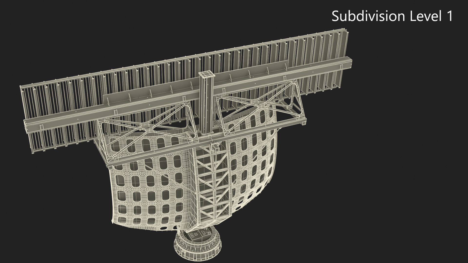 3D Surveillance Radar model