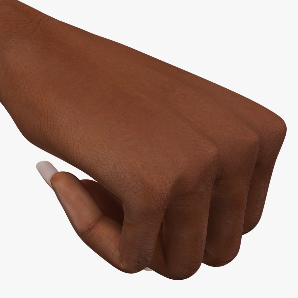 3D Female Realistic Hand Rigged model