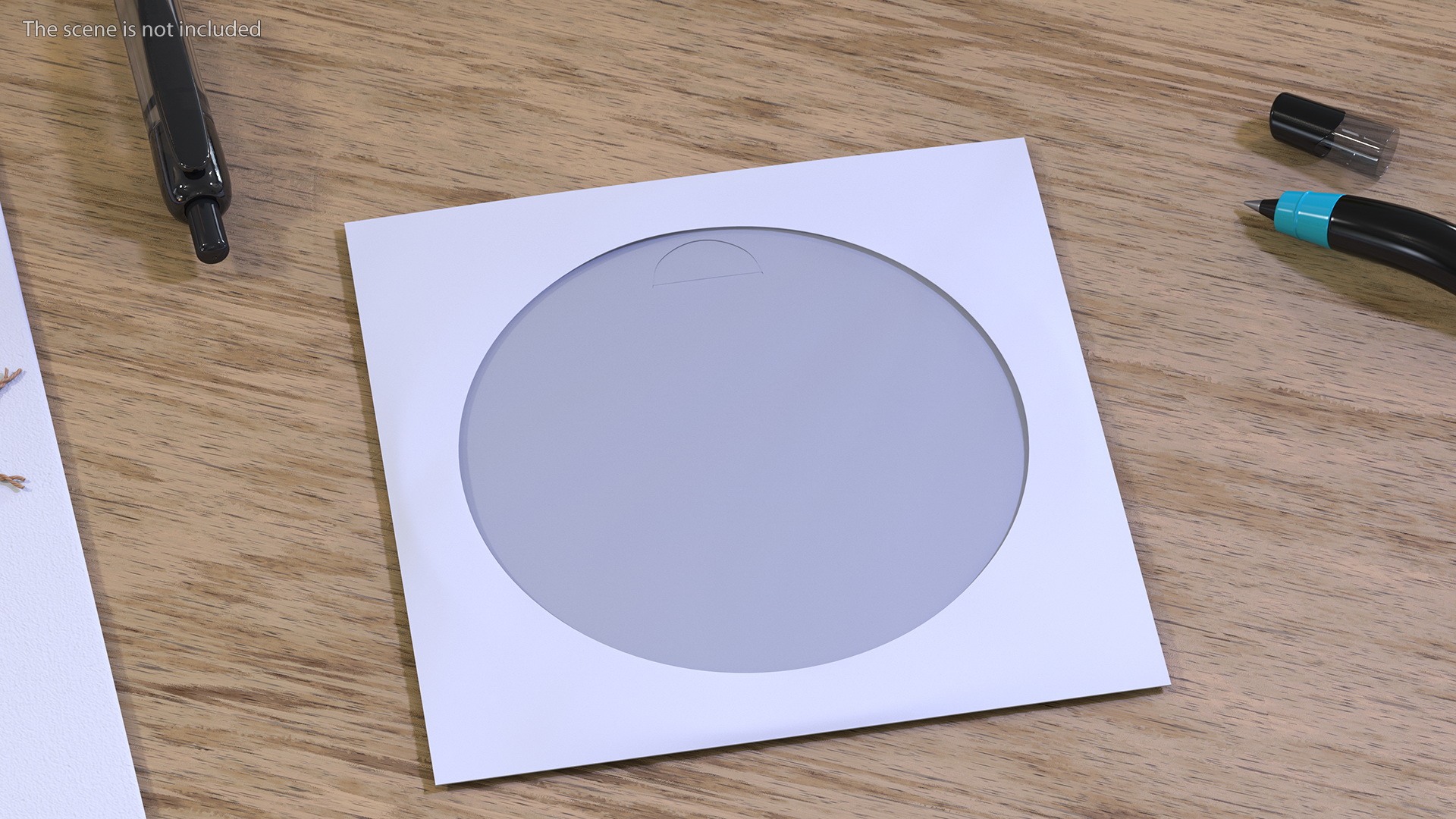 3D CD Paper Sleeve with Clear Window model