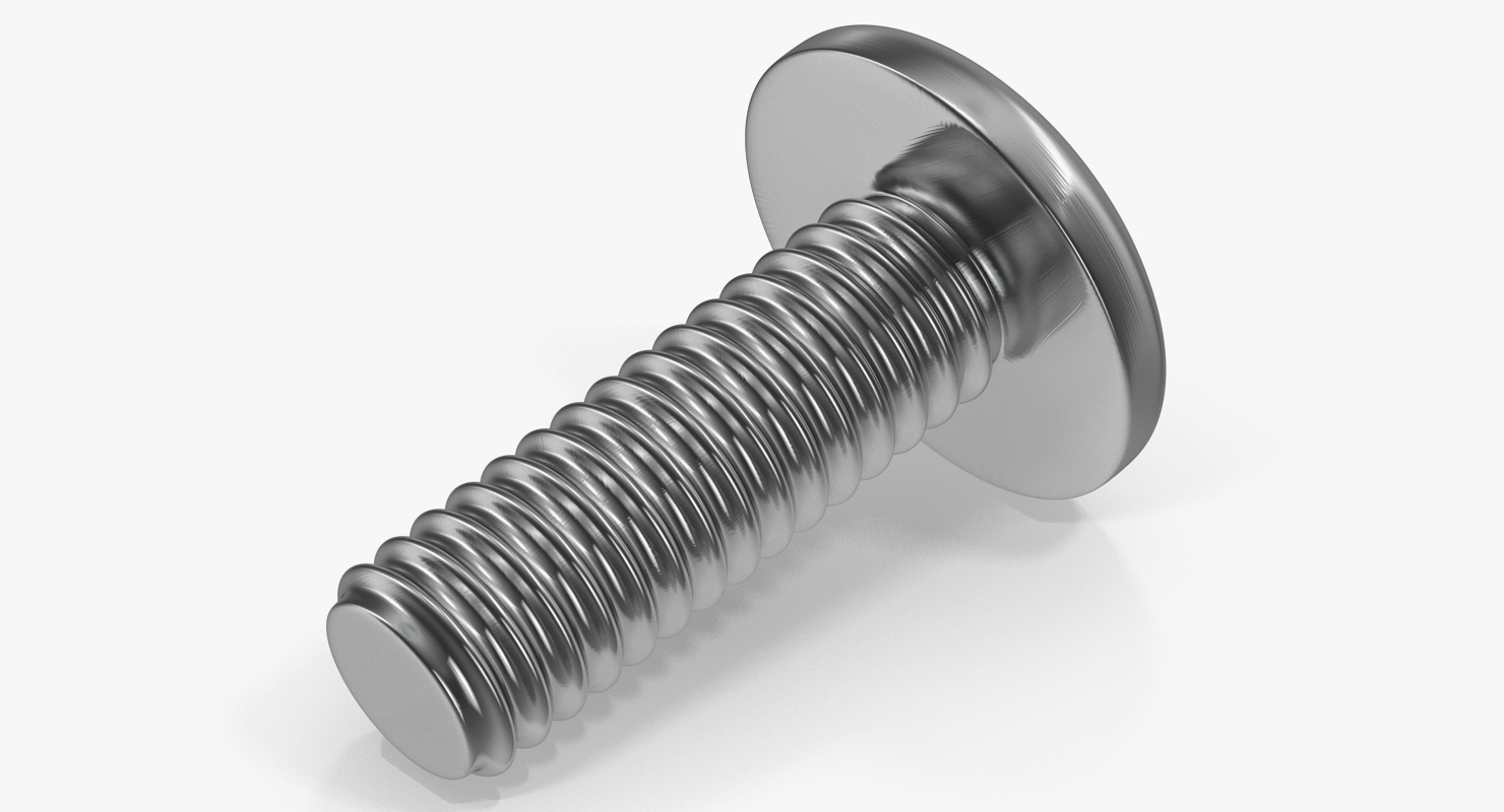 3D Machine Screw model