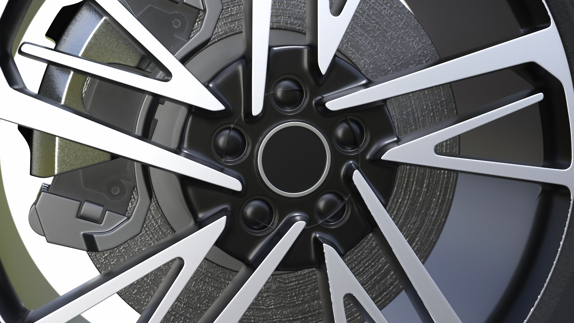 3D model Alloy Wheel with Tires for 3D Print