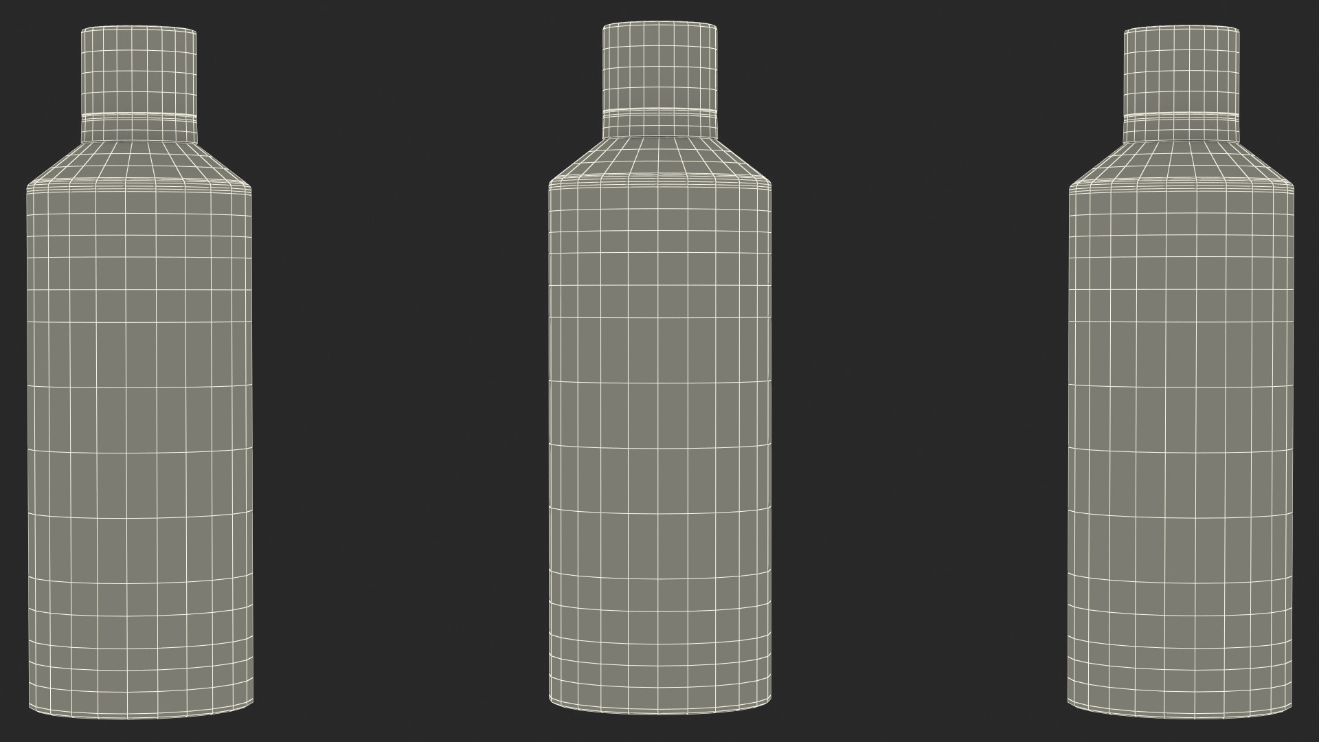 3D Bravo Sierra Hair and Body Cosmetics Bottle model