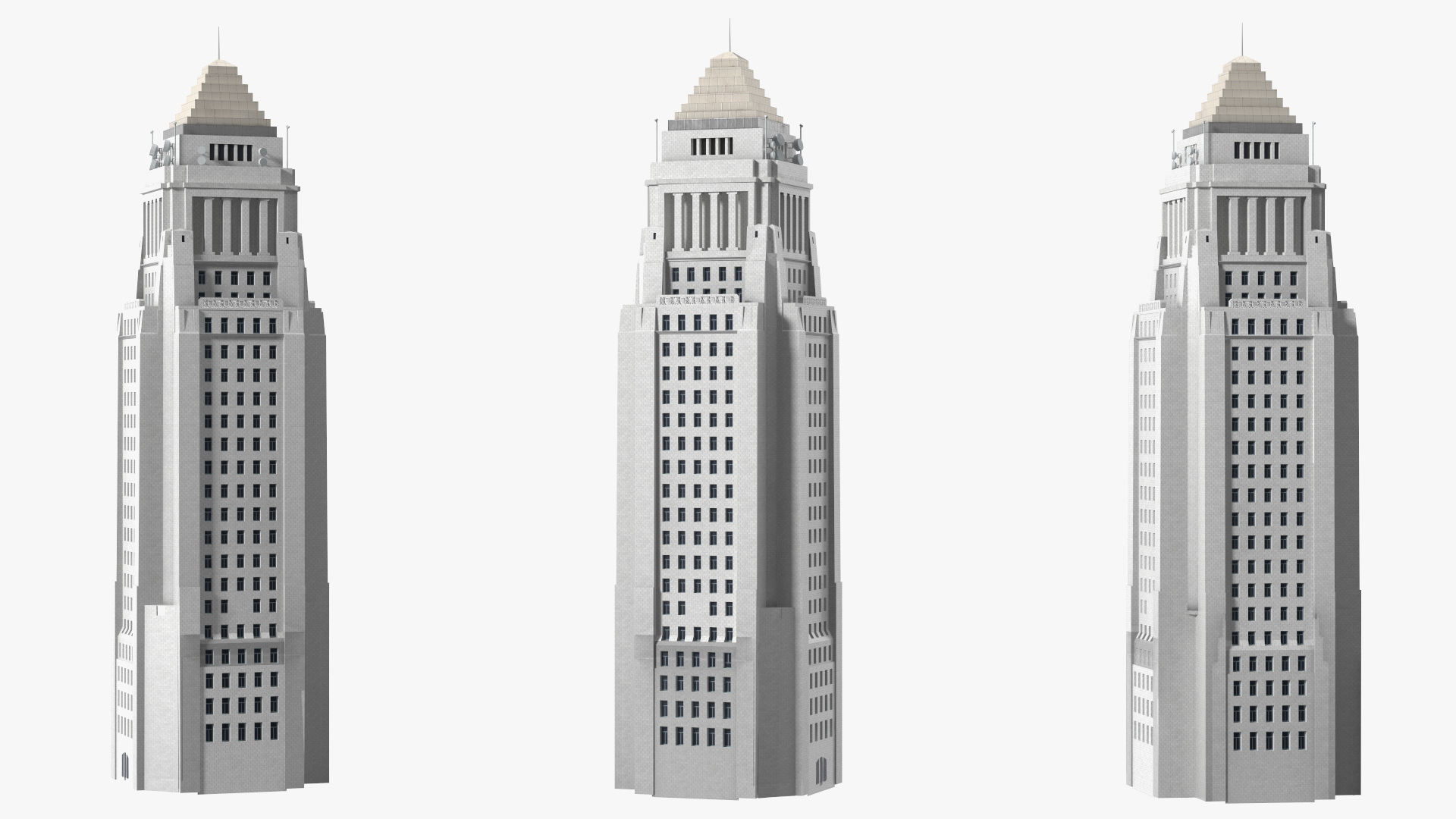 3D model Tower Hall