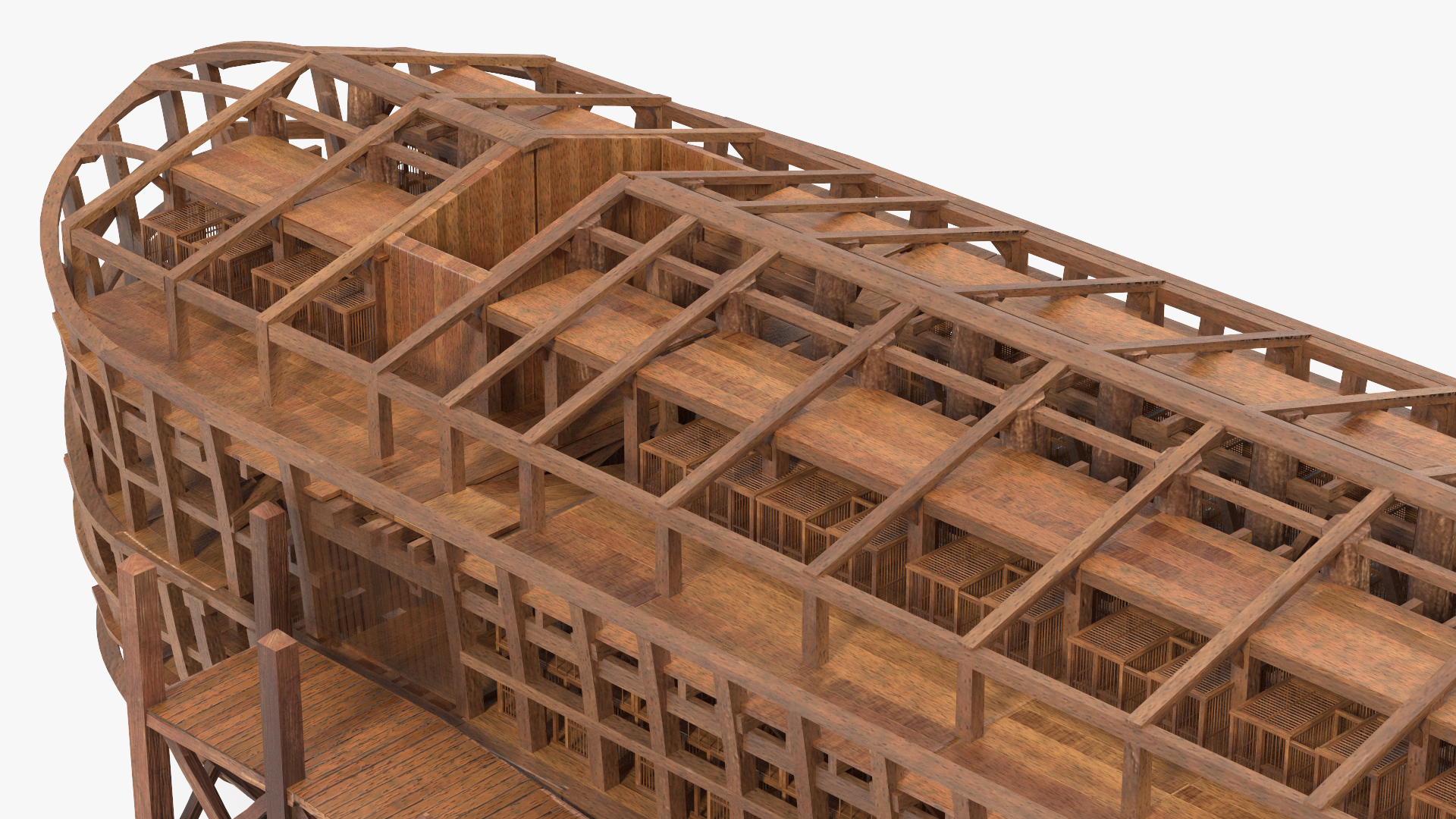 3D Noah Ark with transparency