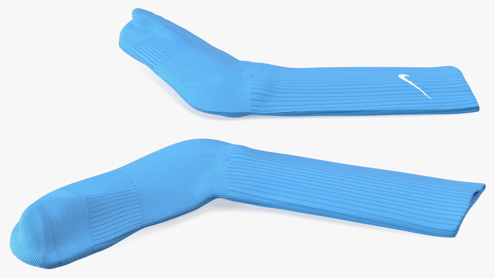 3D model Long Socks Nike Blue Idle