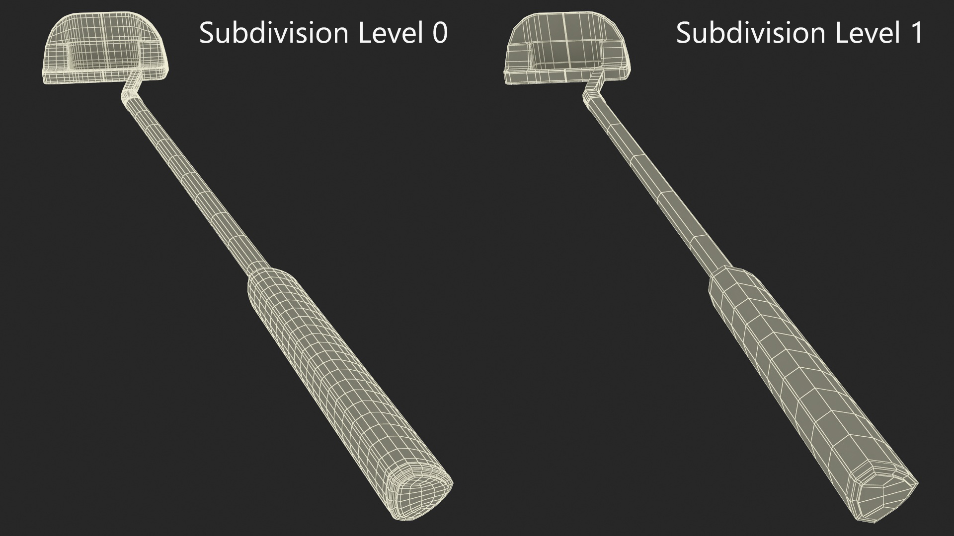 3D Tour Golf Mallet Putter model