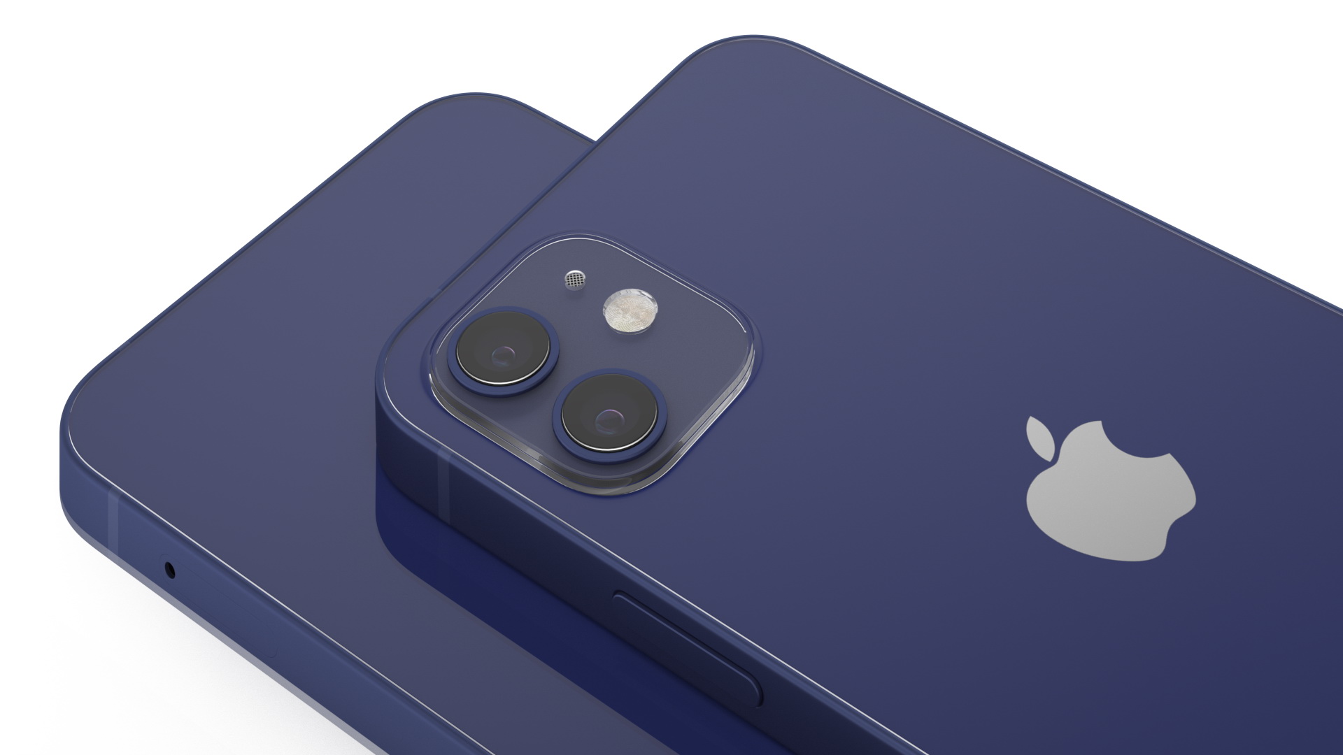 3D model Apple iPhone 12 Blue