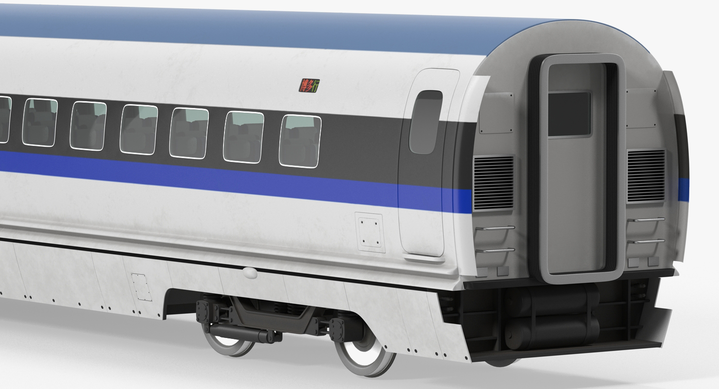 3D model Shinkansen 500 Locomotive