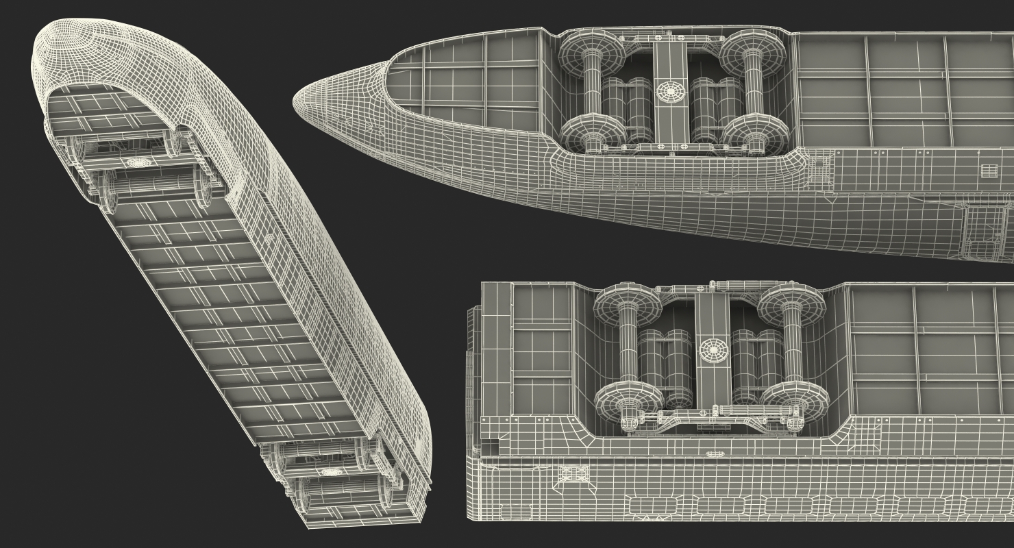 3D model Shinkansen 500 Locomotive