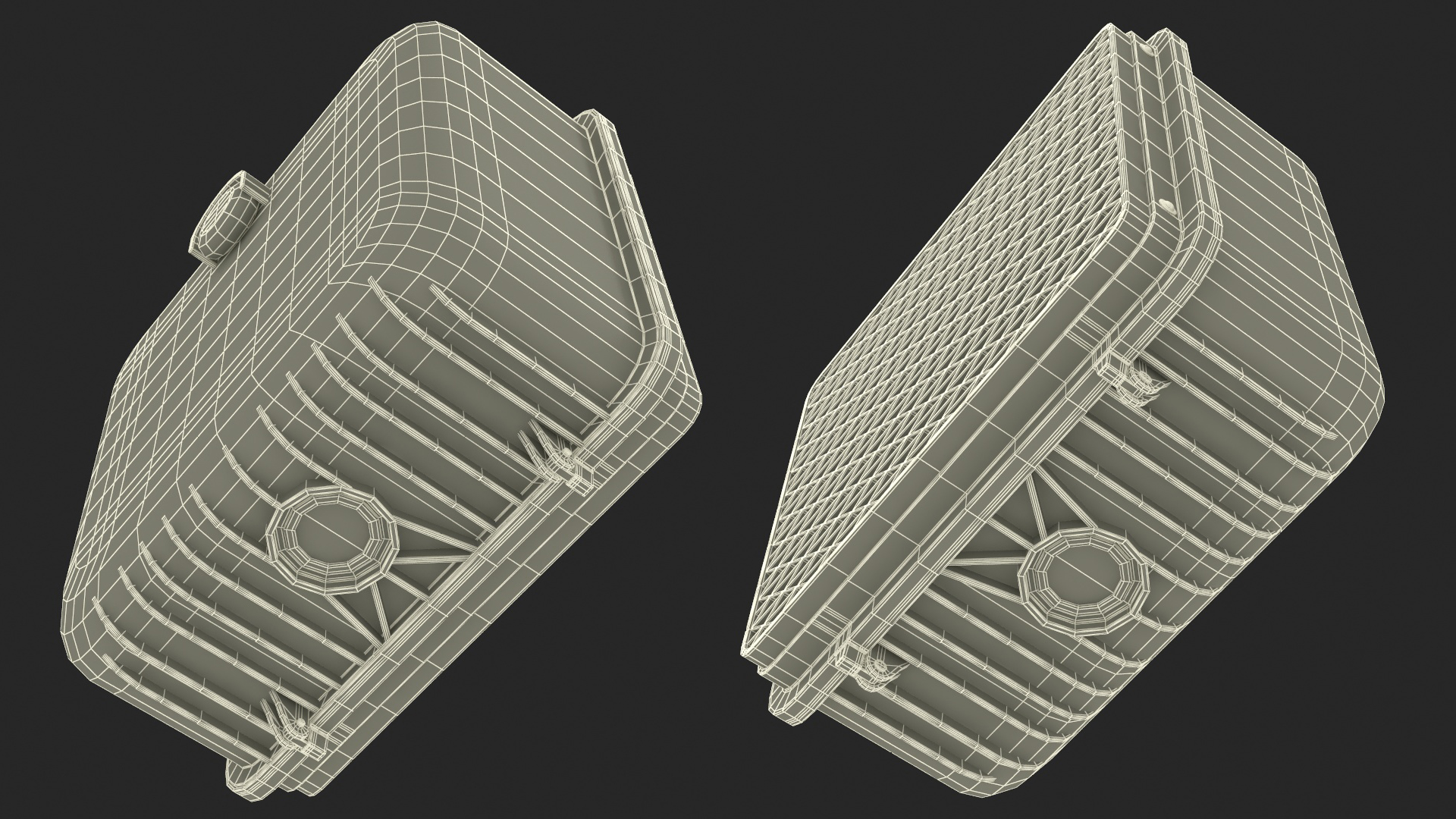 3D Walk Signal Green Light model