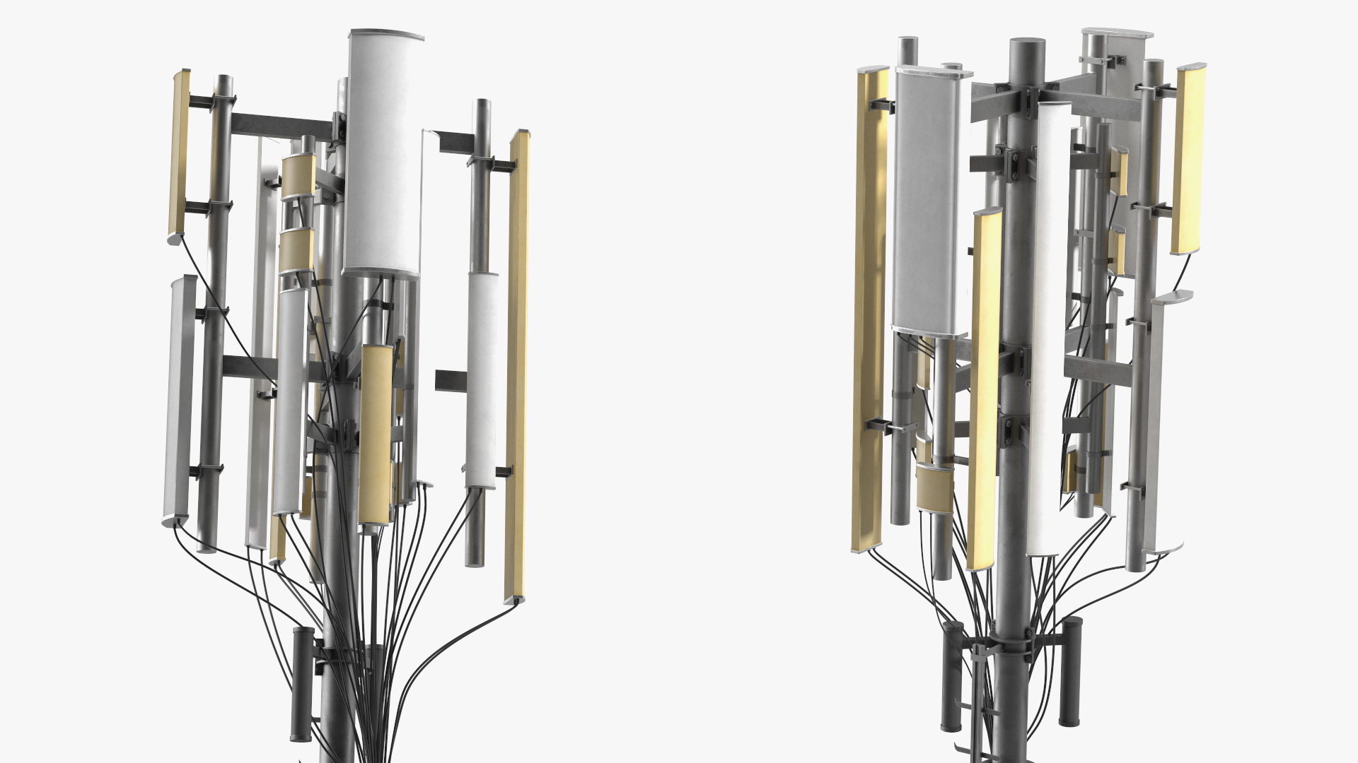 3D Rooftop Entrance with Network Transmitter