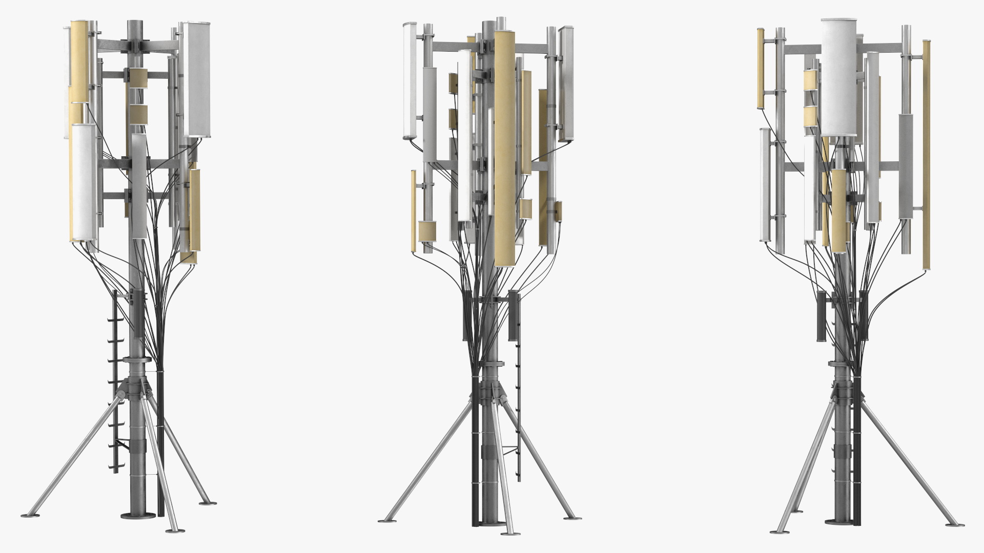 3D Rooftop Entrance with Network Transmitter