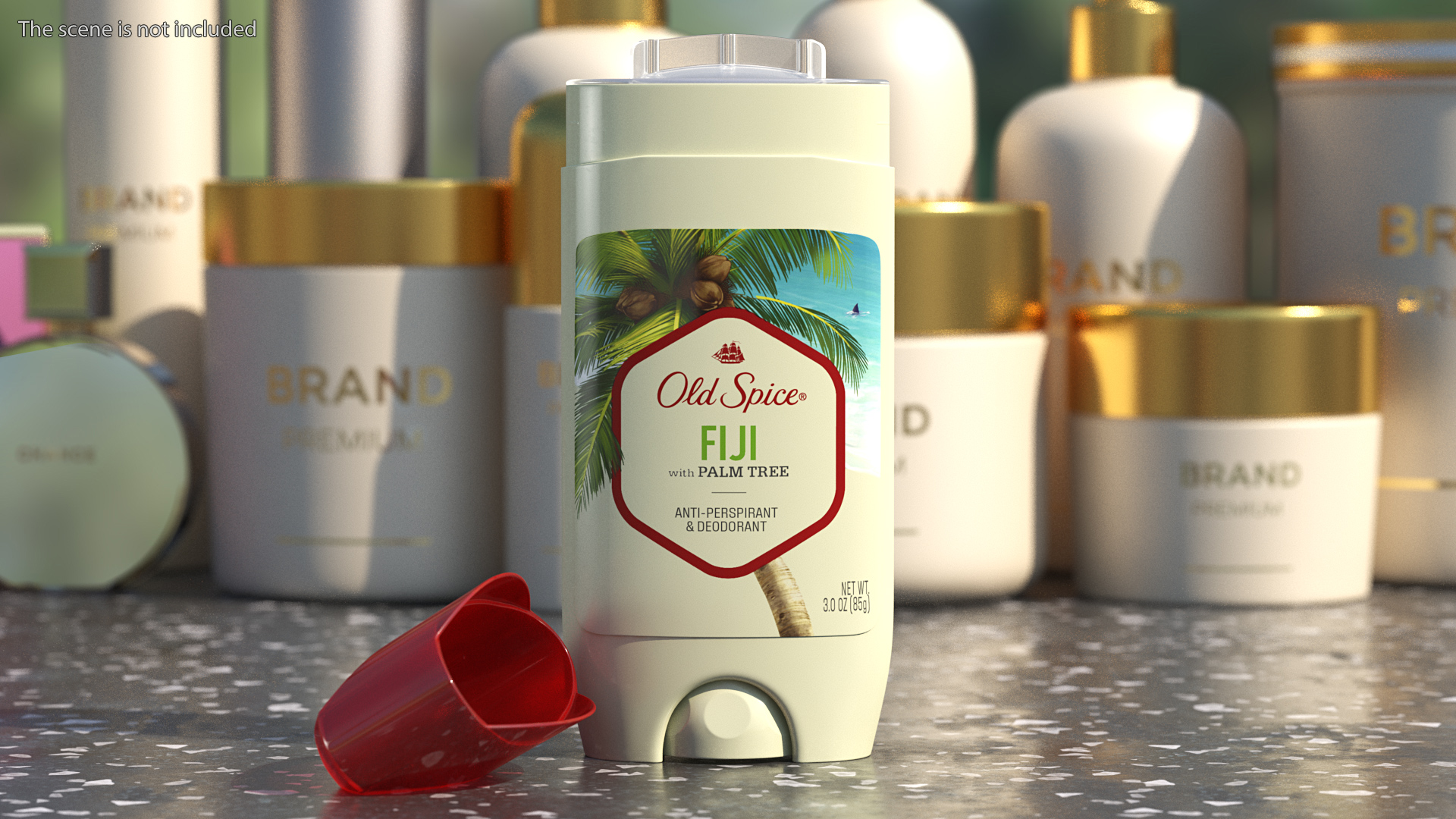 Old Spice Deodorant for Men Fiji 3D