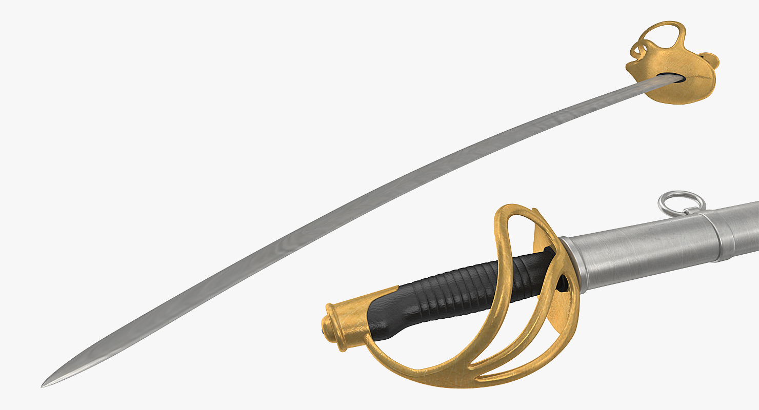 3D French Officers Sword