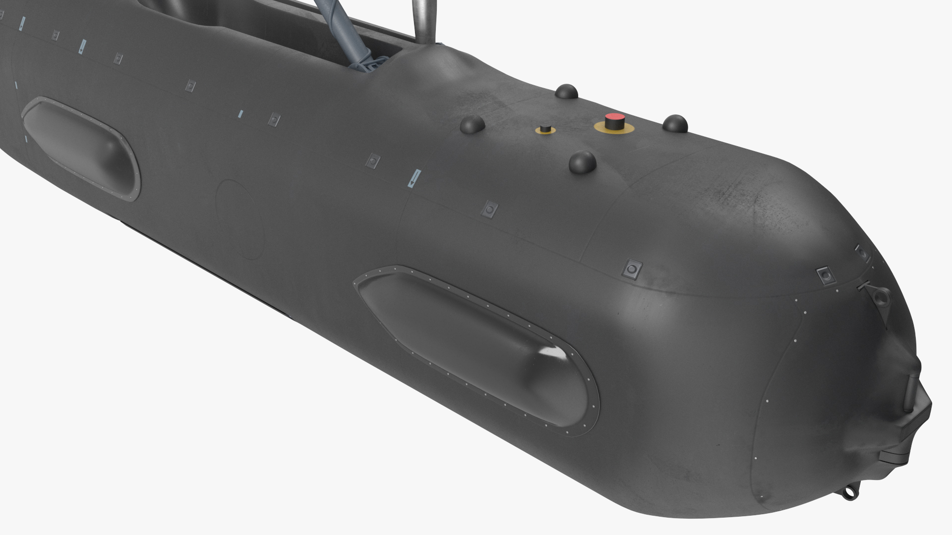 3D Boeing Orca AUV with Raised Antennas