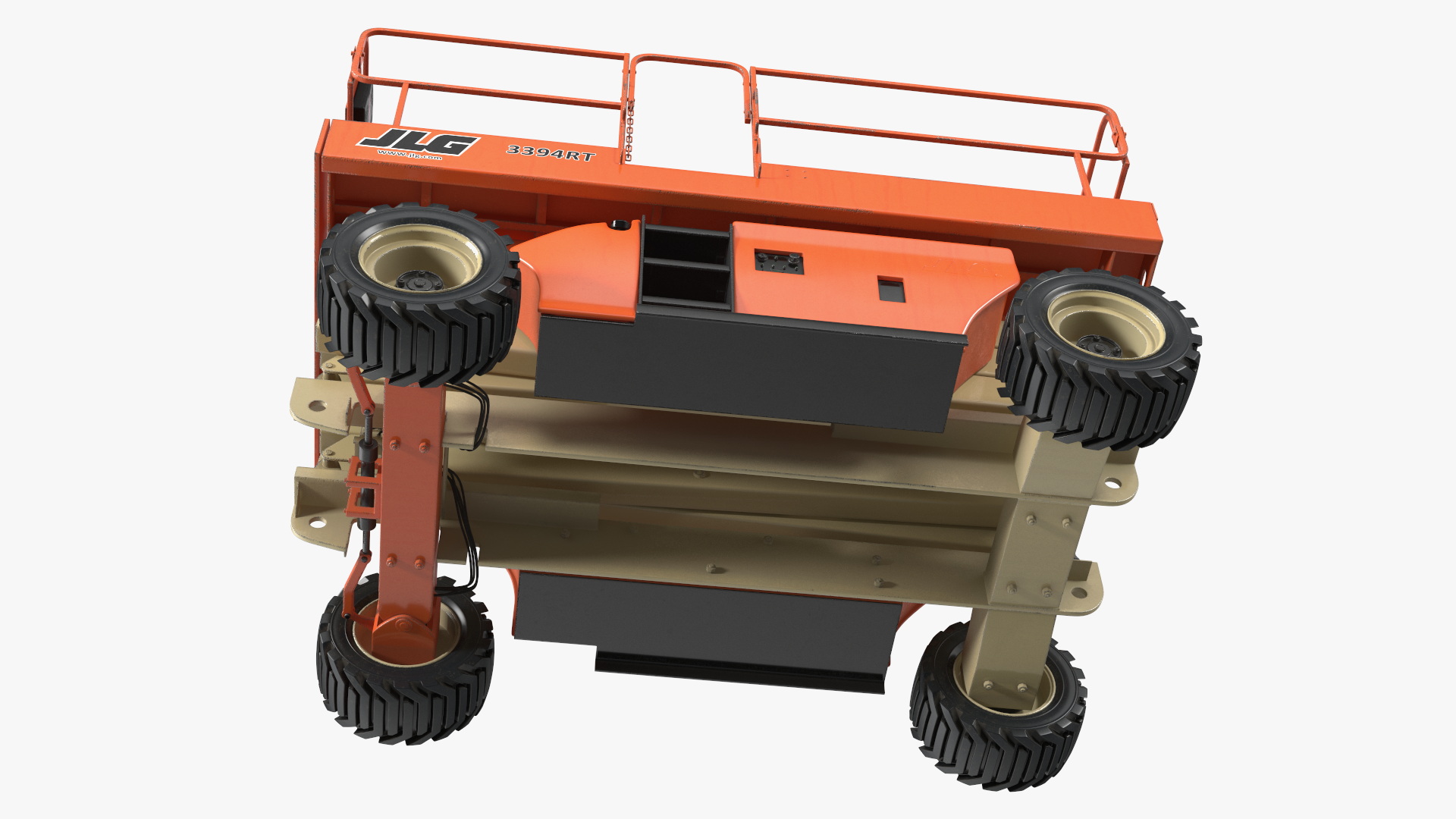 3D JLG 3394RT Scissor Lift model