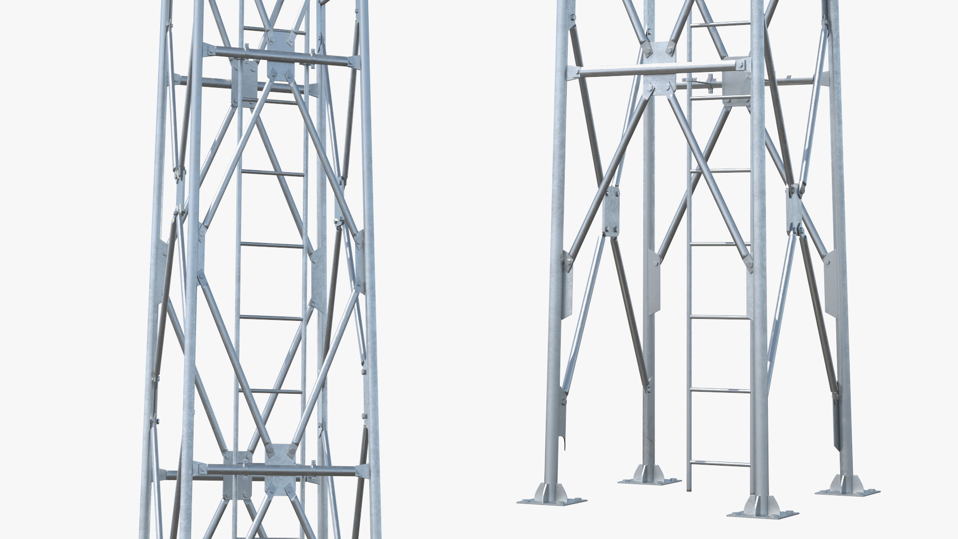 Spotlights Lighting Tower Illuminated 3D