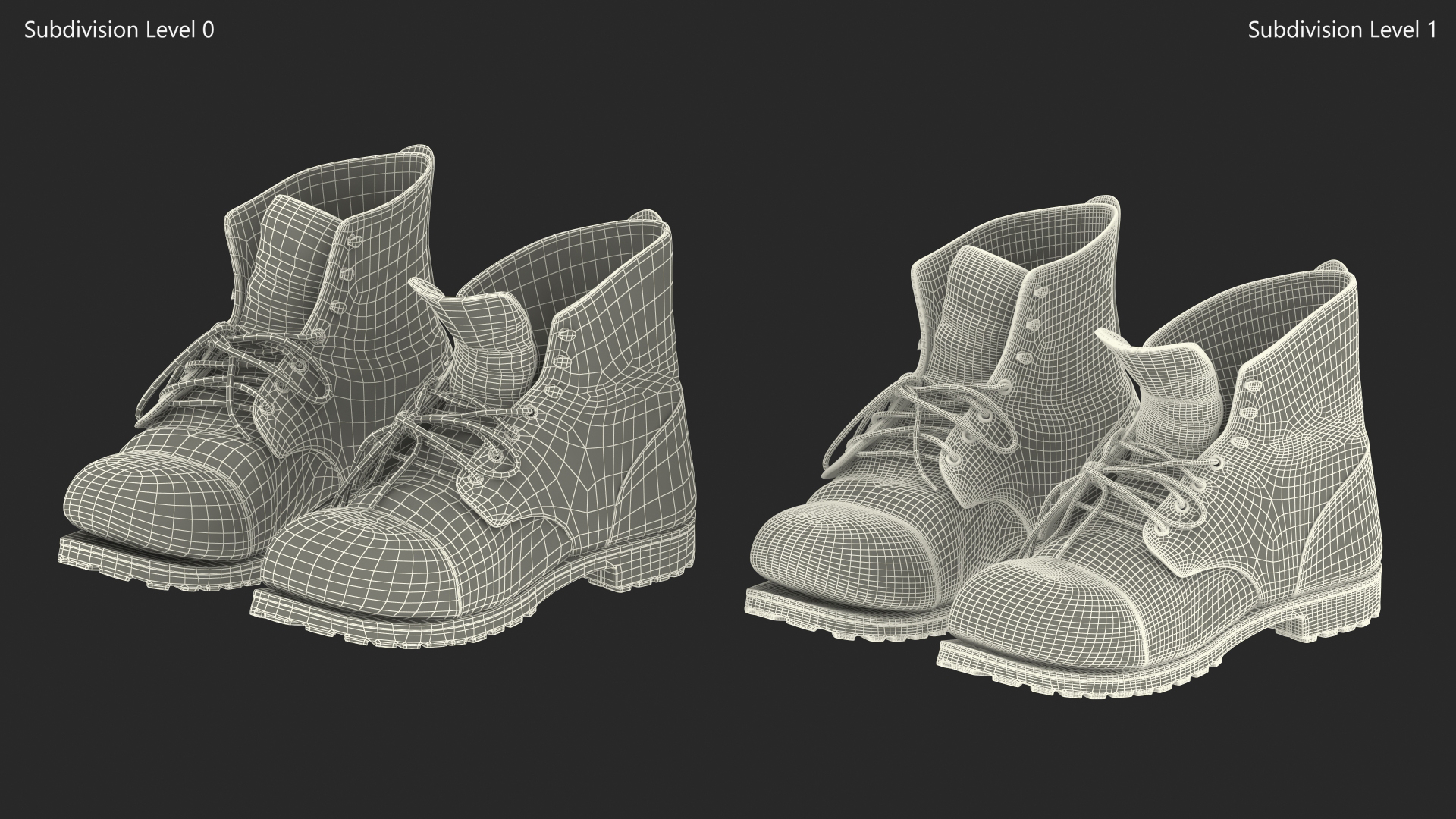 Old Boots 3D model