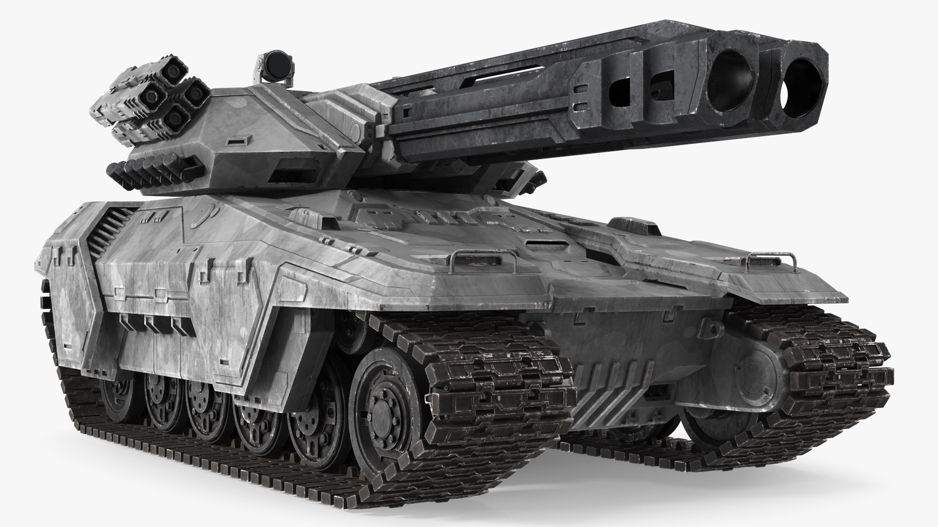 3D model Futuristic Military Heavy Tank