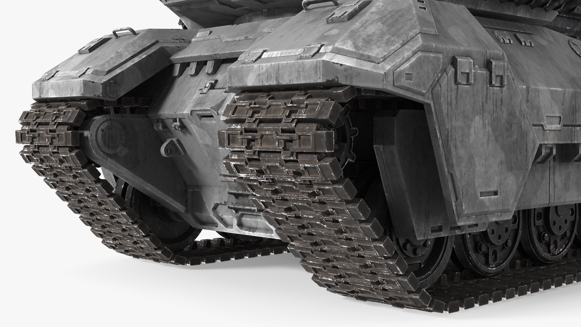 3D model Futuristic Military Heavy Tank