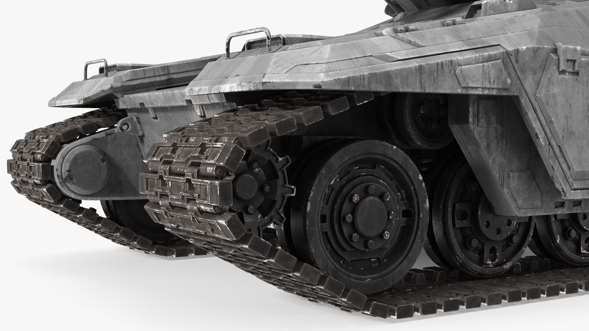 3D model Futuristic Military Heavy Tank