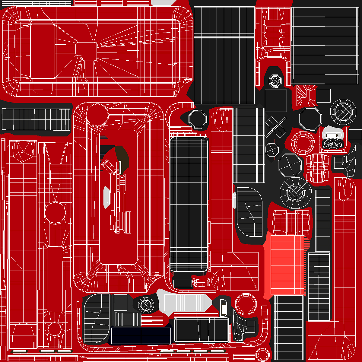 Vape Mod Red Open 3D