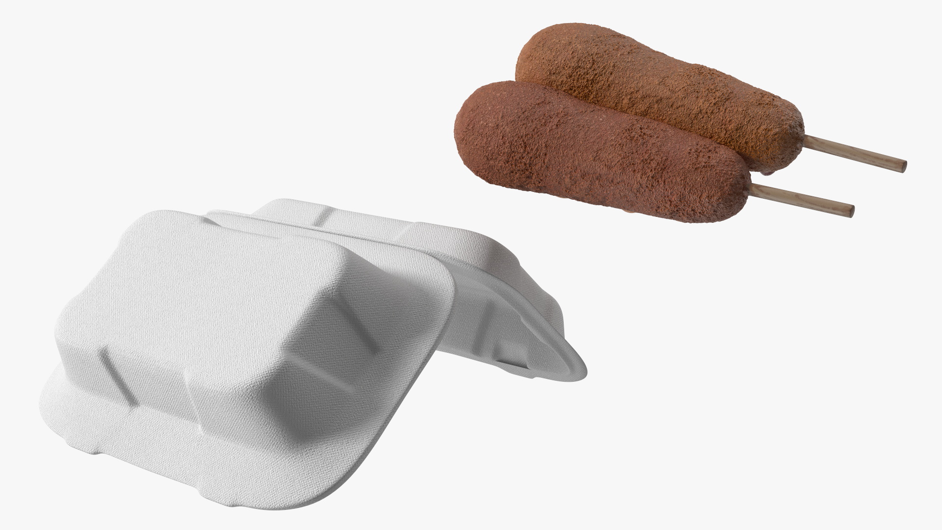 3D model Corn Dogs with Drink