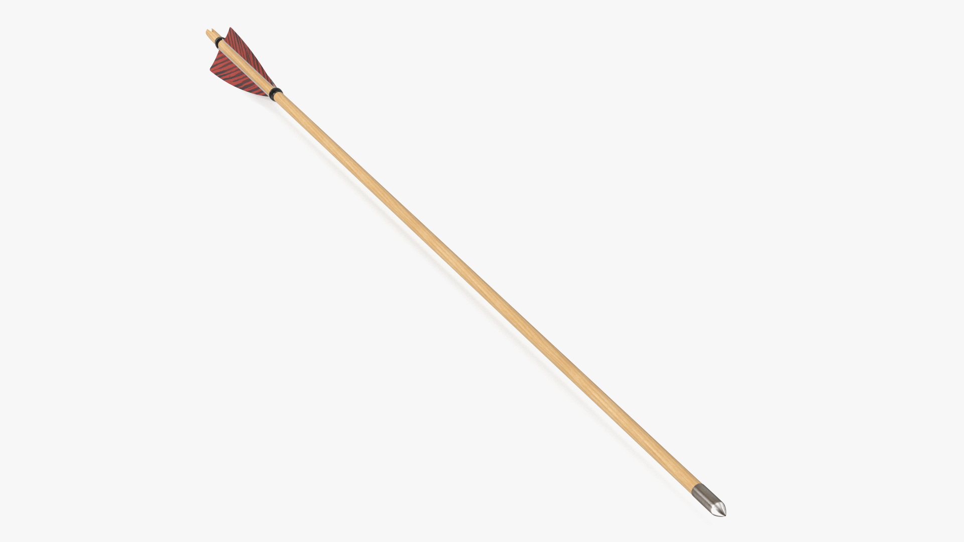 3D model Traditional Hunting Arrow