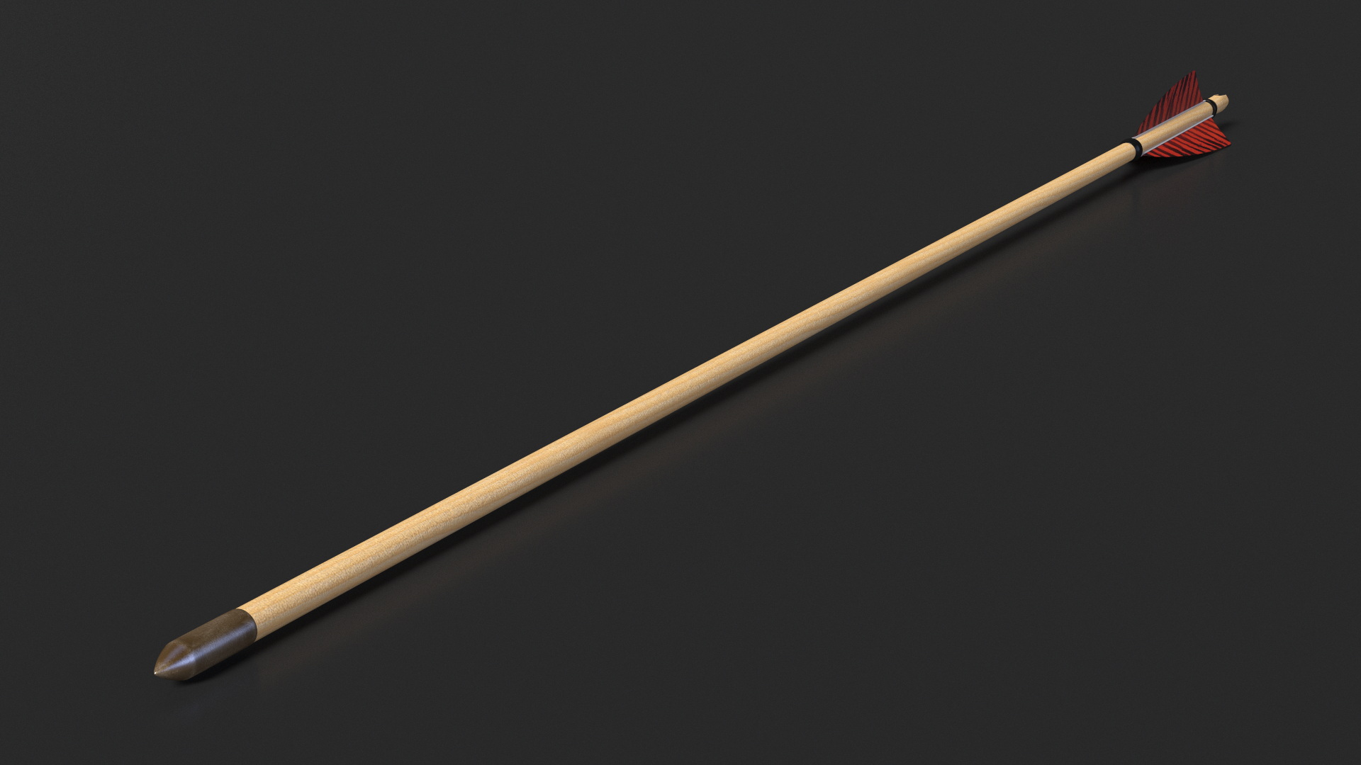 3D model Traditional Hunting Arrow