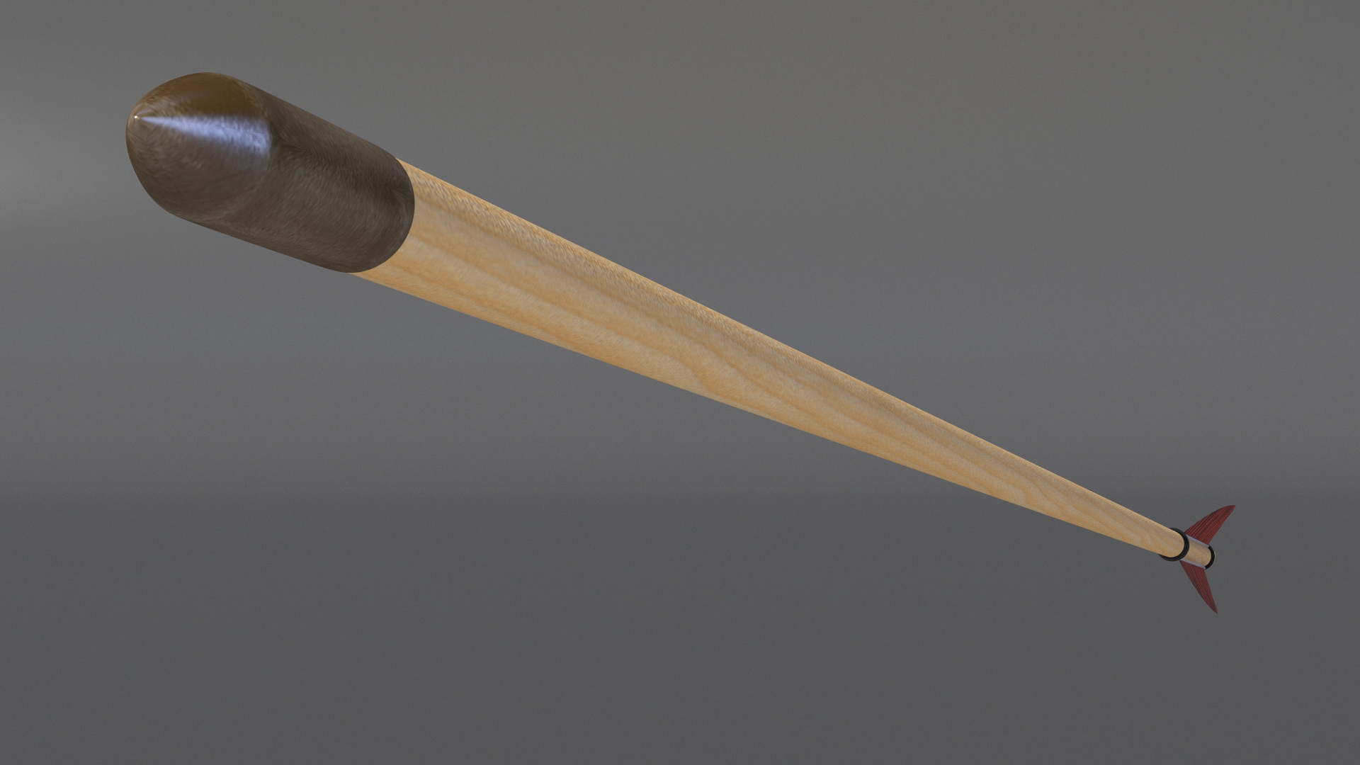 3D model Traditional Hunting Arrow