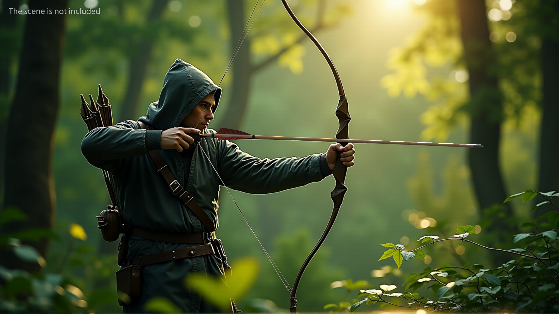 3D model Traditional Hunting Arrow