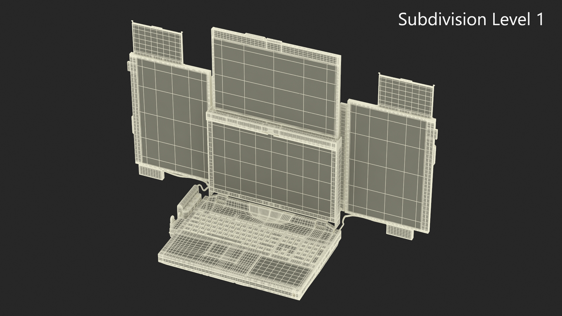 3D Laptop Expanscape Aurora Rigged