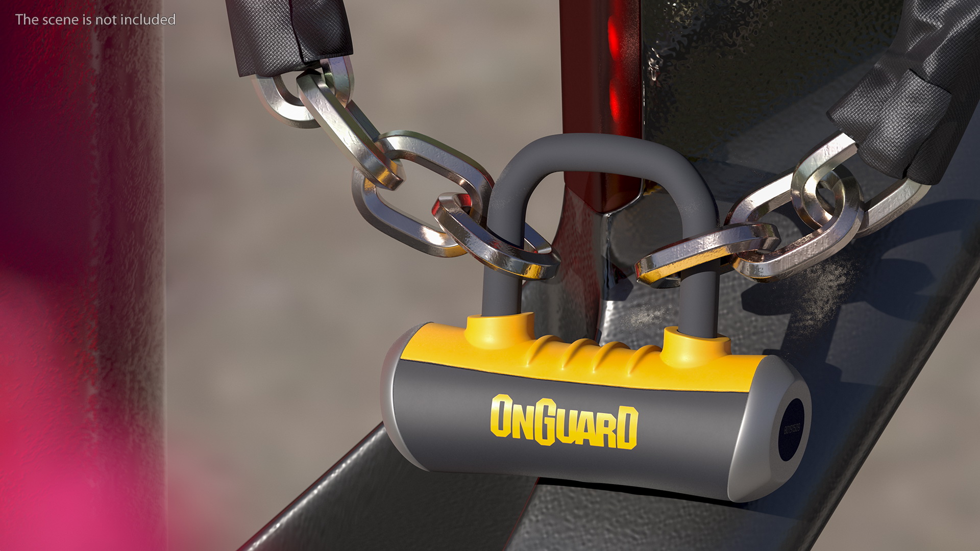 3D OnGuard Mastiff Quad Chain Lock