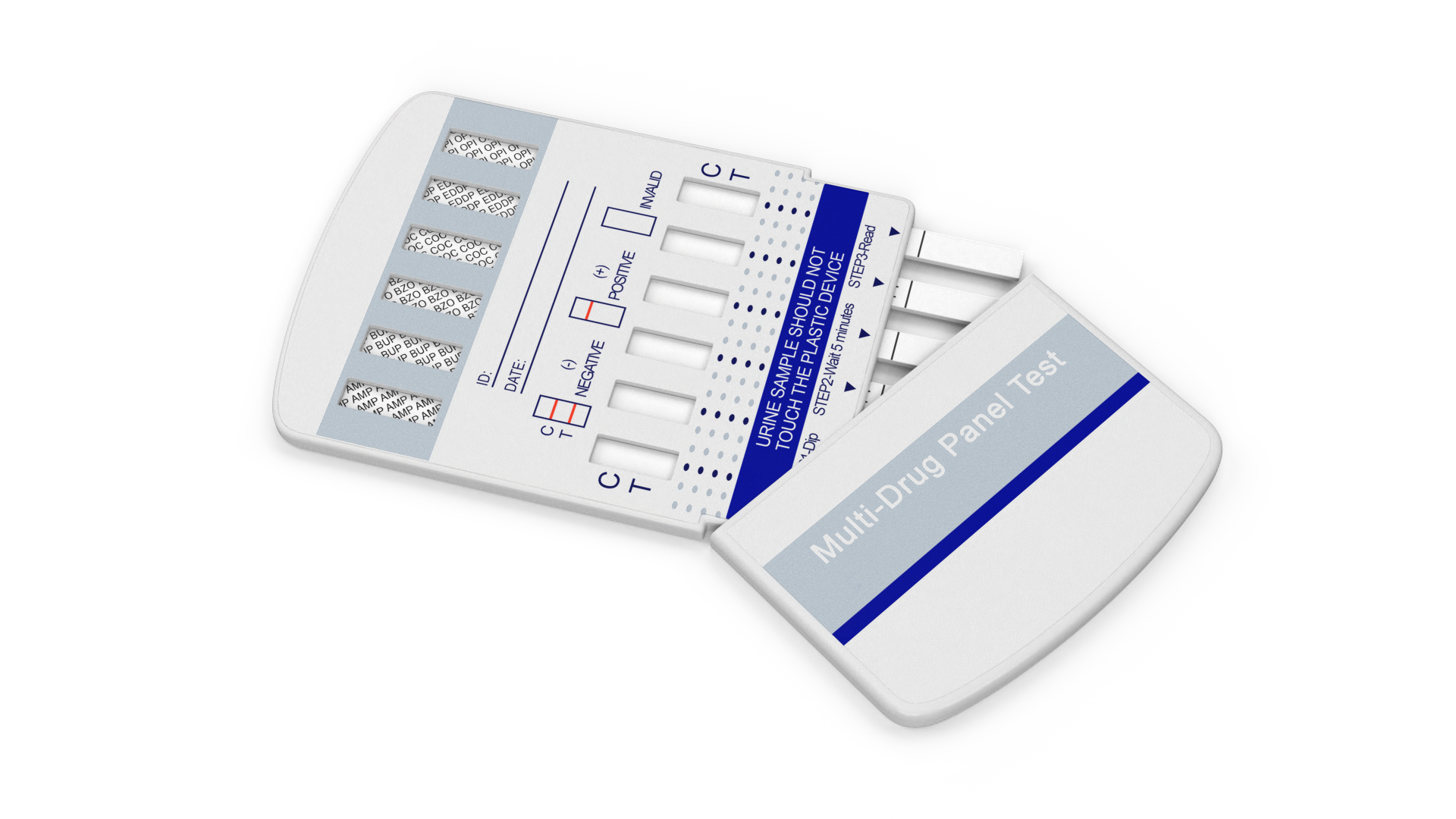 Multi-Drug Testing Kit Open 3D