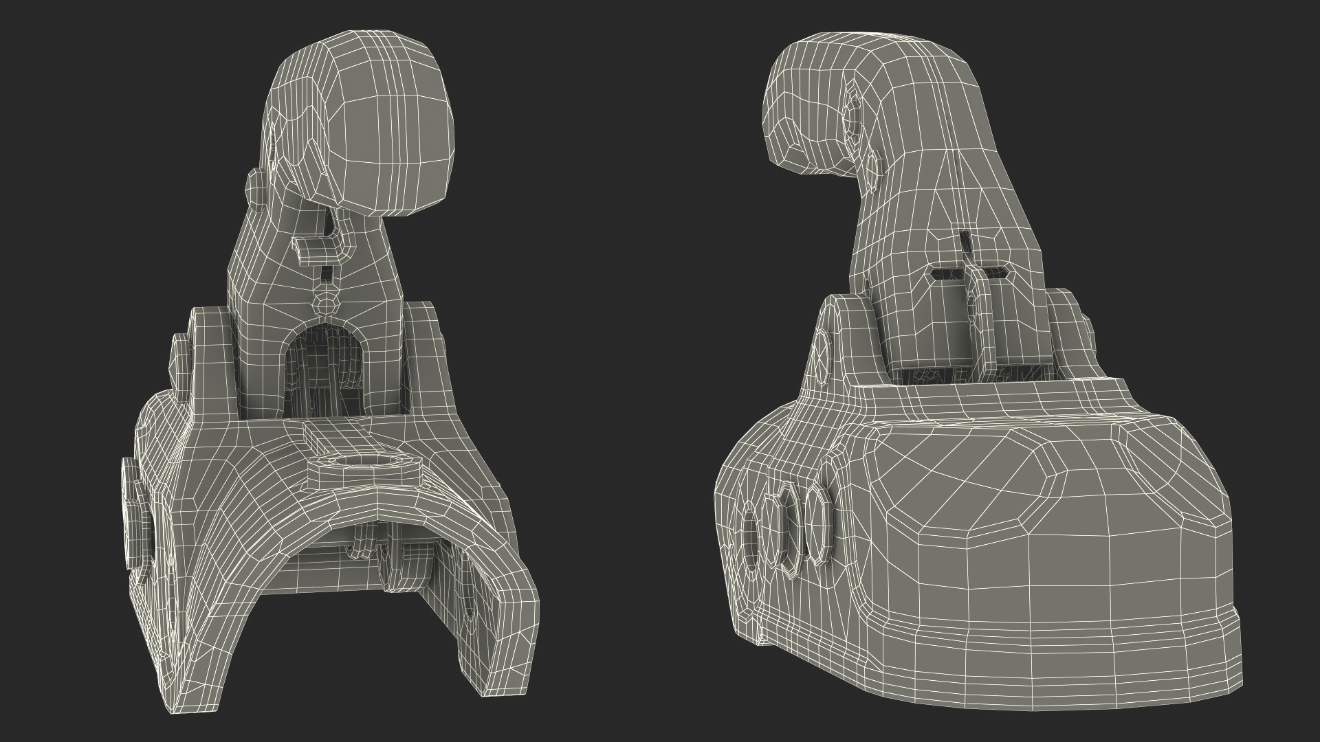 Trailer Coupling Hitch Rigged 3D model