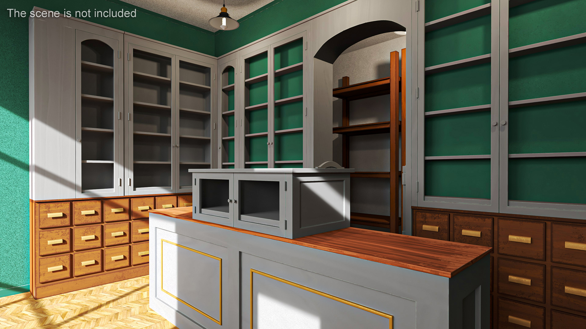 3D Shop Furniture Set model