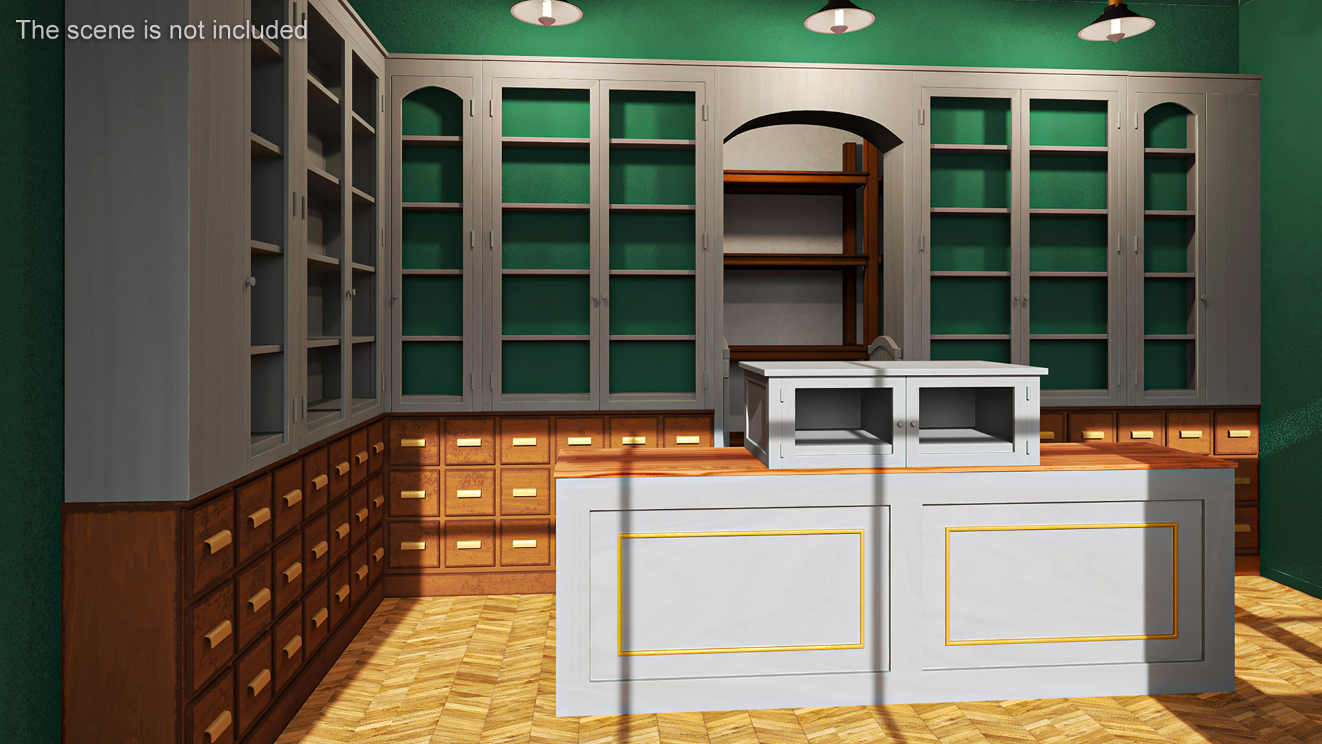 3D Shop Furniture Set model